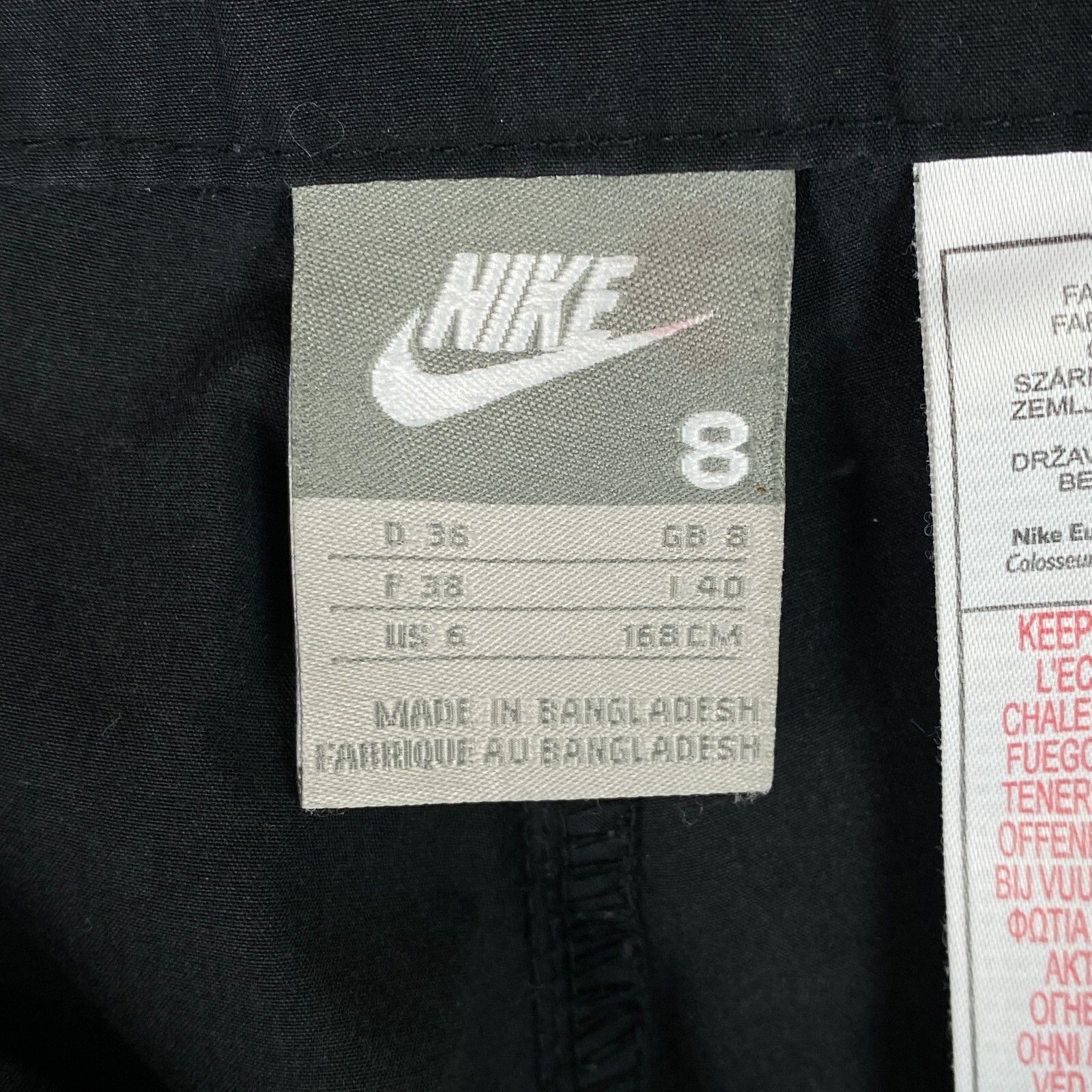 Nike Nike Vintage Sweatpants Cargo Women's Size 8 Black ` Size 30" / US 8 / IT 44 - 7 Thumbnail