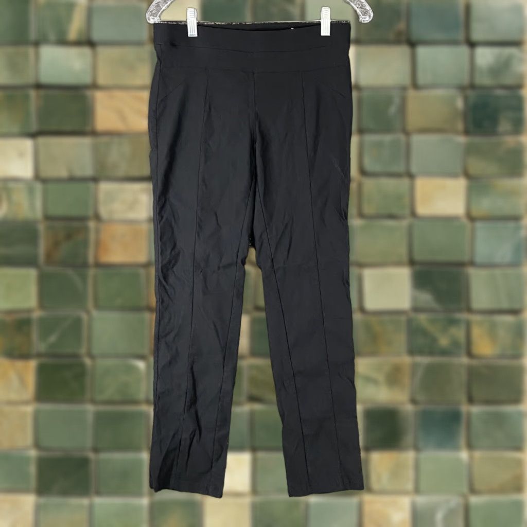 Vintage VINTAGE? Wait: Simply Vera Vera Wang Ankle Pants Women’s S Black Mid Rise Female Small Ankle Length Women’s Pants Size 28" / US 6 / IT 42 - 1 Thumbnail