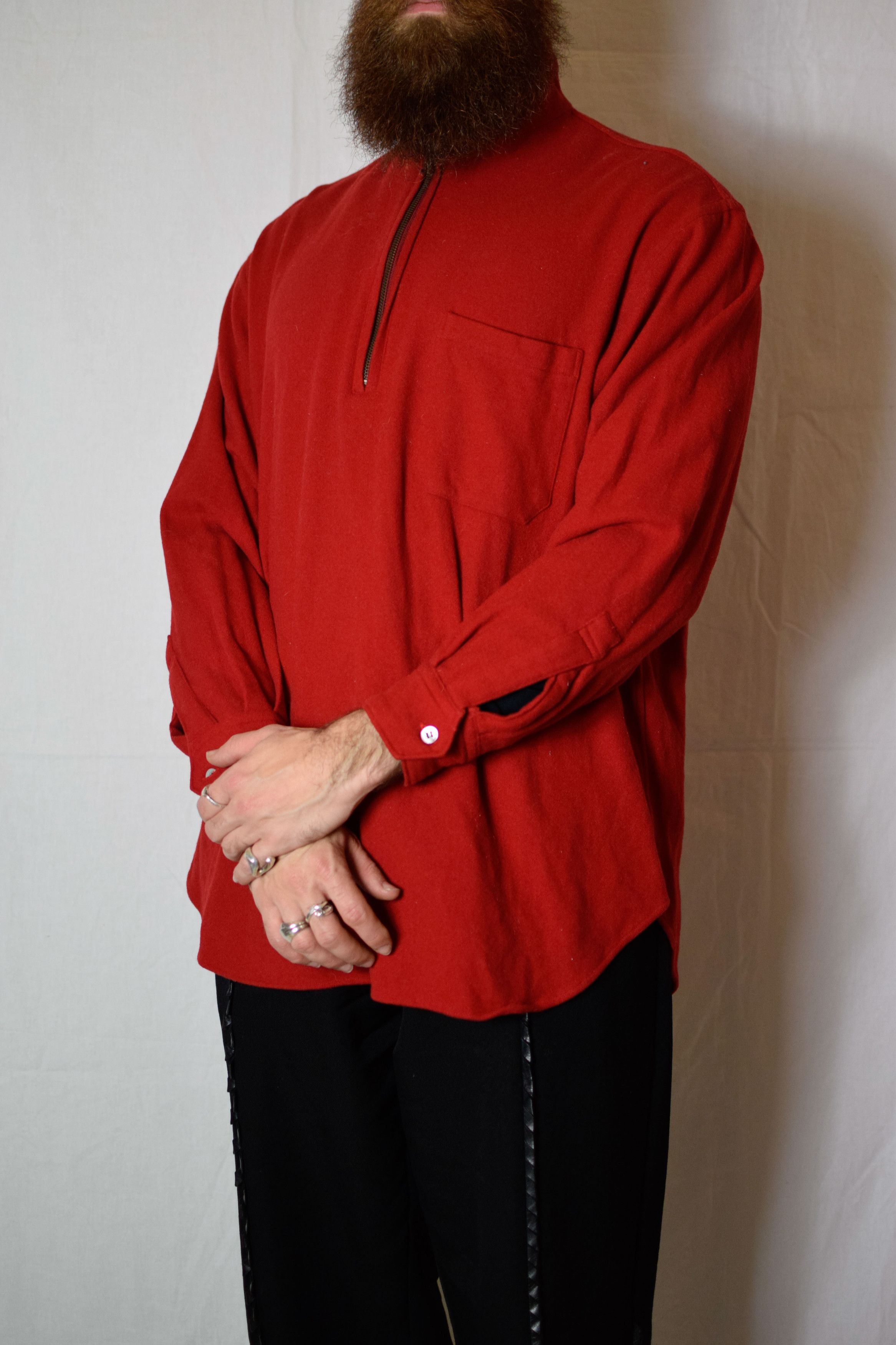 Yohji Yamamoto YYPH Archive Half-Zip Shirt Size US L / EU 52-54 / 3 - 1 Thumbnail
