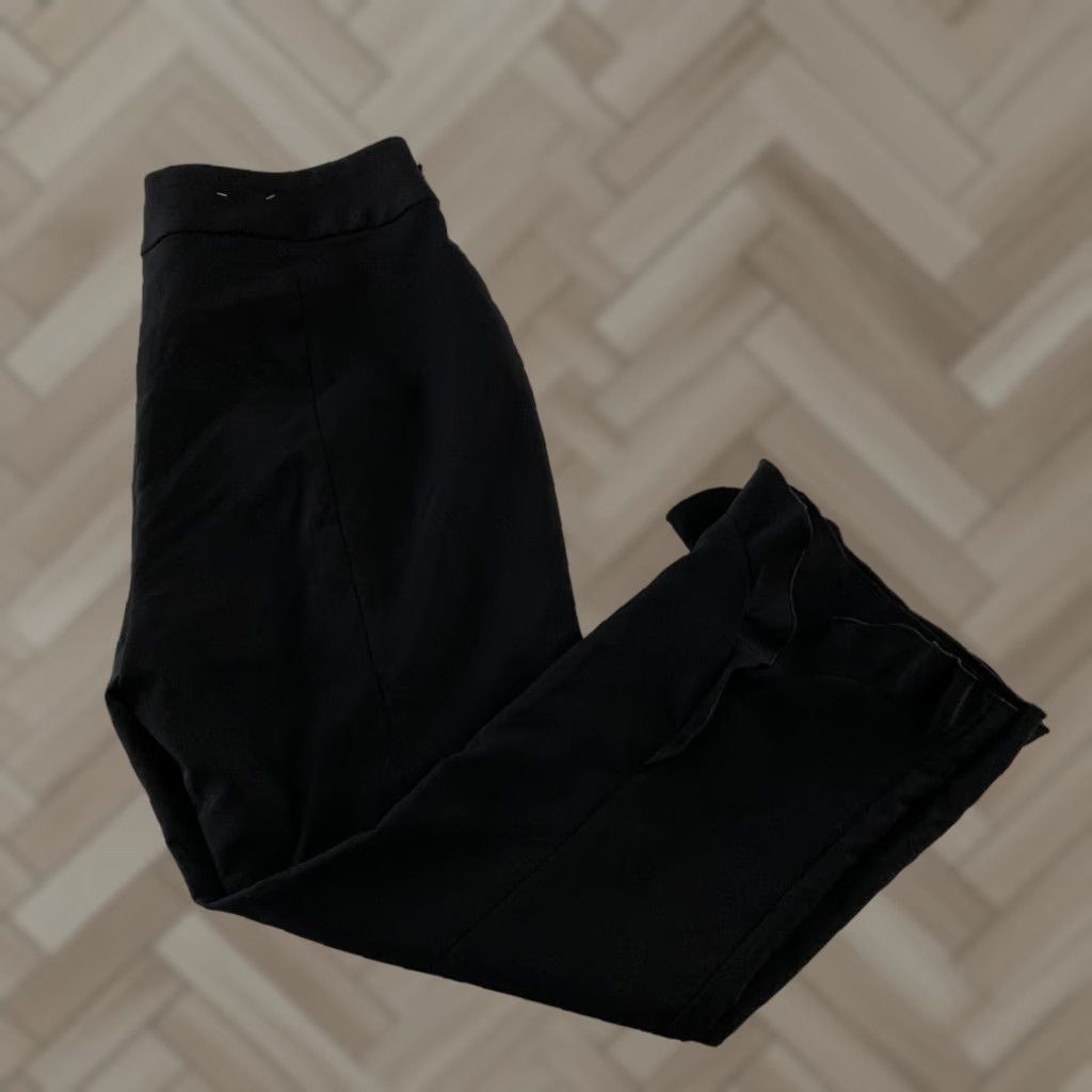 Vintage INC Cropped Dress Pants Women's 14 Black Size 36" / US 14 / IT 50 - 1 Thumbnail