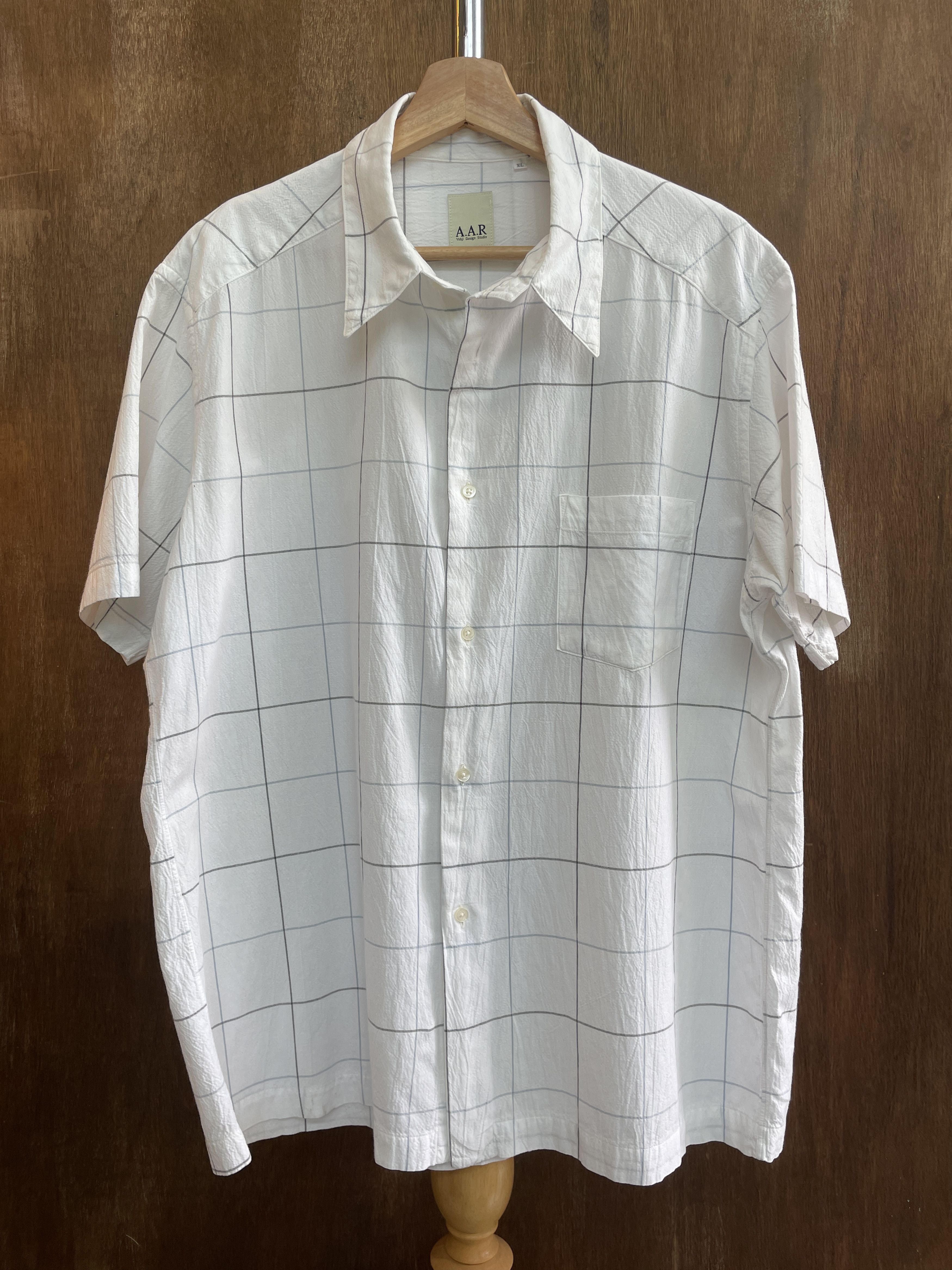 Y-3 Square Pattern Short Sleeve Shirts Size.L Size US L / EU 52-54 / 3 - 1 Thumbnail