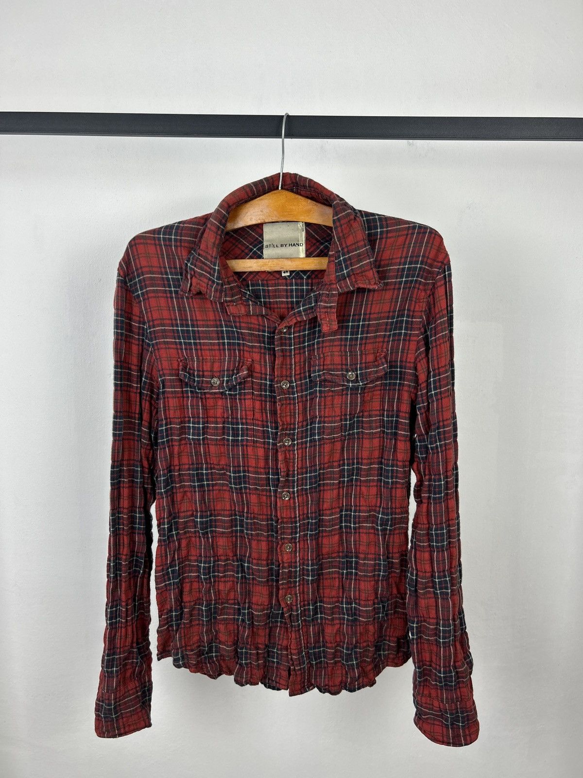 STILL BY HAND Still by Hand - Red Flannel Size US M / EU 48-50 / 2 - 8 Thumbnail