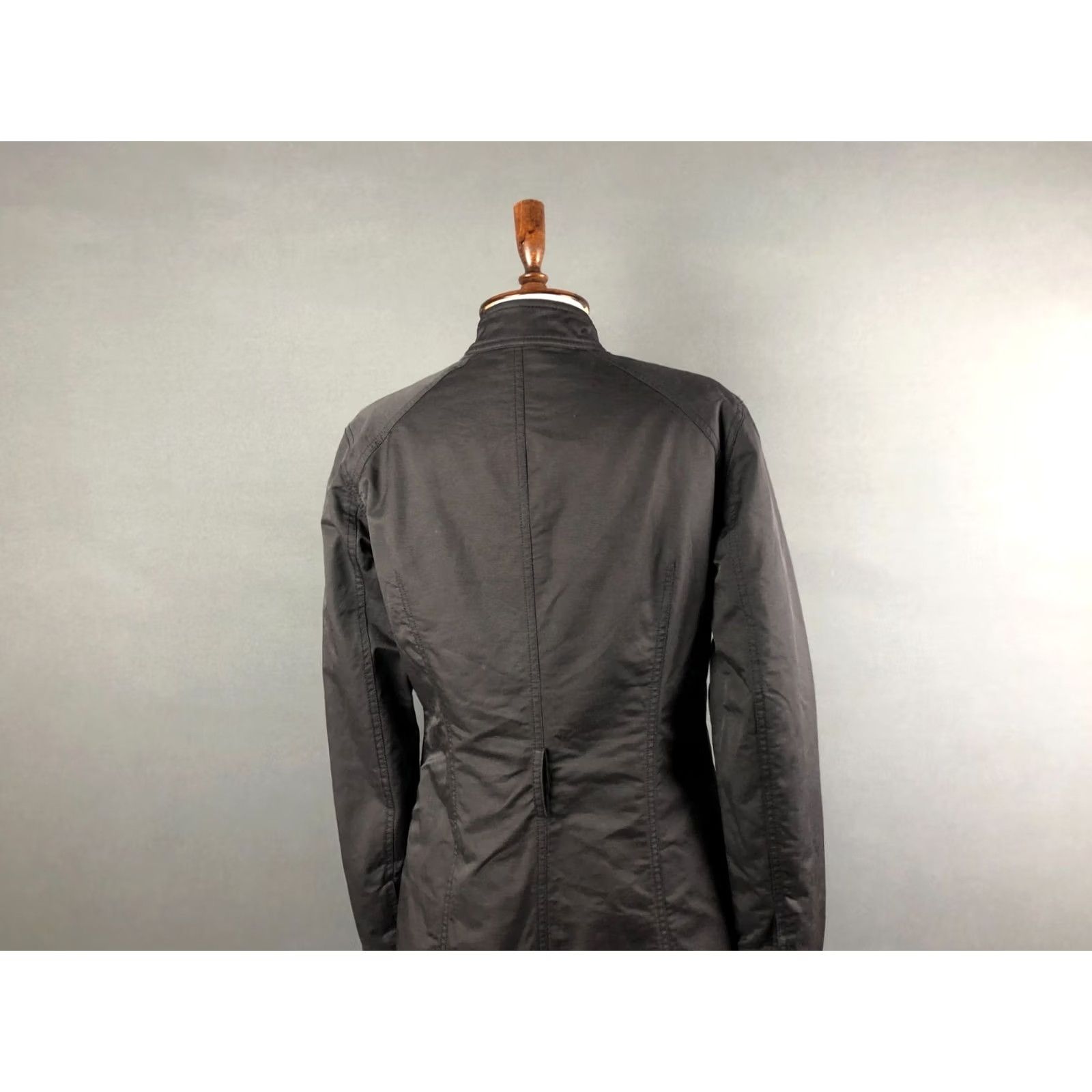 Vintage Moschino Jeans Donna Women's Jacket Size 12 Black Cotton Blend Jacket with Logo Pockets Casual Fall/Spring Womens Size 34" / US 12 / IT 48 - 5 Thumbnail