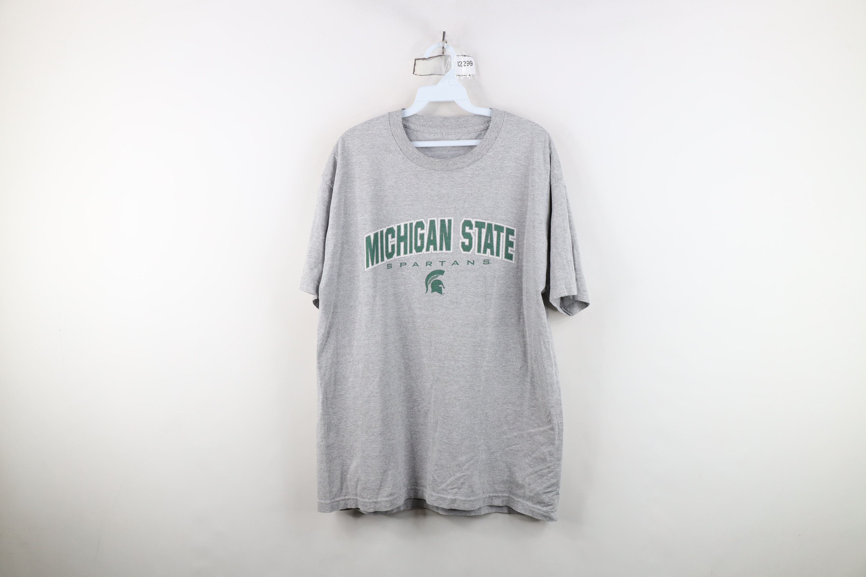 Vintage Vintage 90s Y2K Michigan State University T-Shirt Gray Size US L / EU 52-54 / 3 - 1 Thumbnail