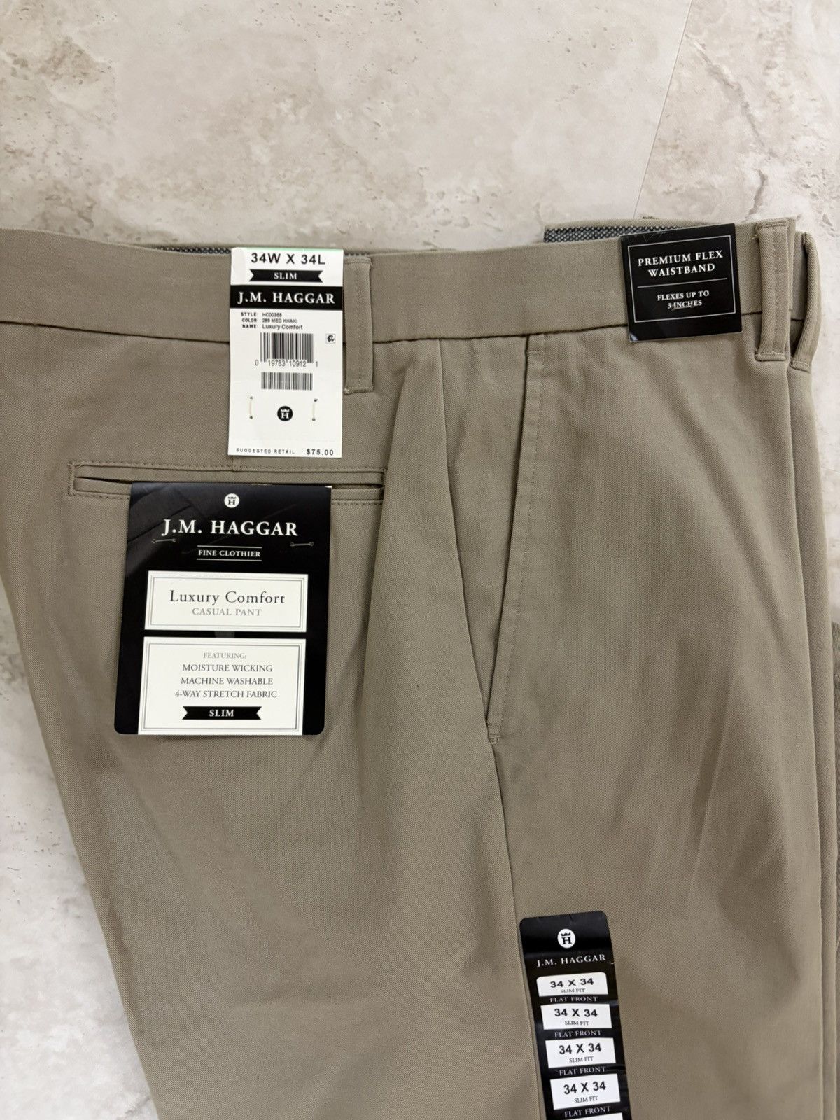 Haggar Haggar Dress Pants Size US 34 / EU 50 - 2 Thumbnail
