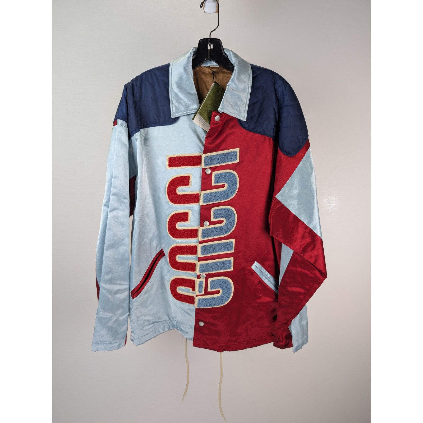 Gucci o1rshd1 Light Weight Duchesse SPW Jacket Shirt in Sail/Mix Size US M / EU 48-50 / 2 - 2 Thumbnail