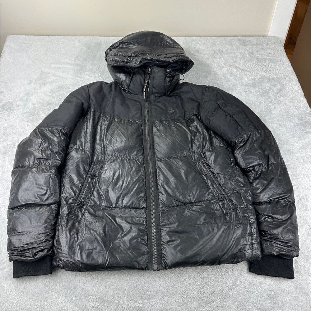 G-Star G-STAR RAW Whistler Hooded Quilted Jacket Black Men’s Size Size US M / EU 48-50 / 2 - 7 Thumbnail