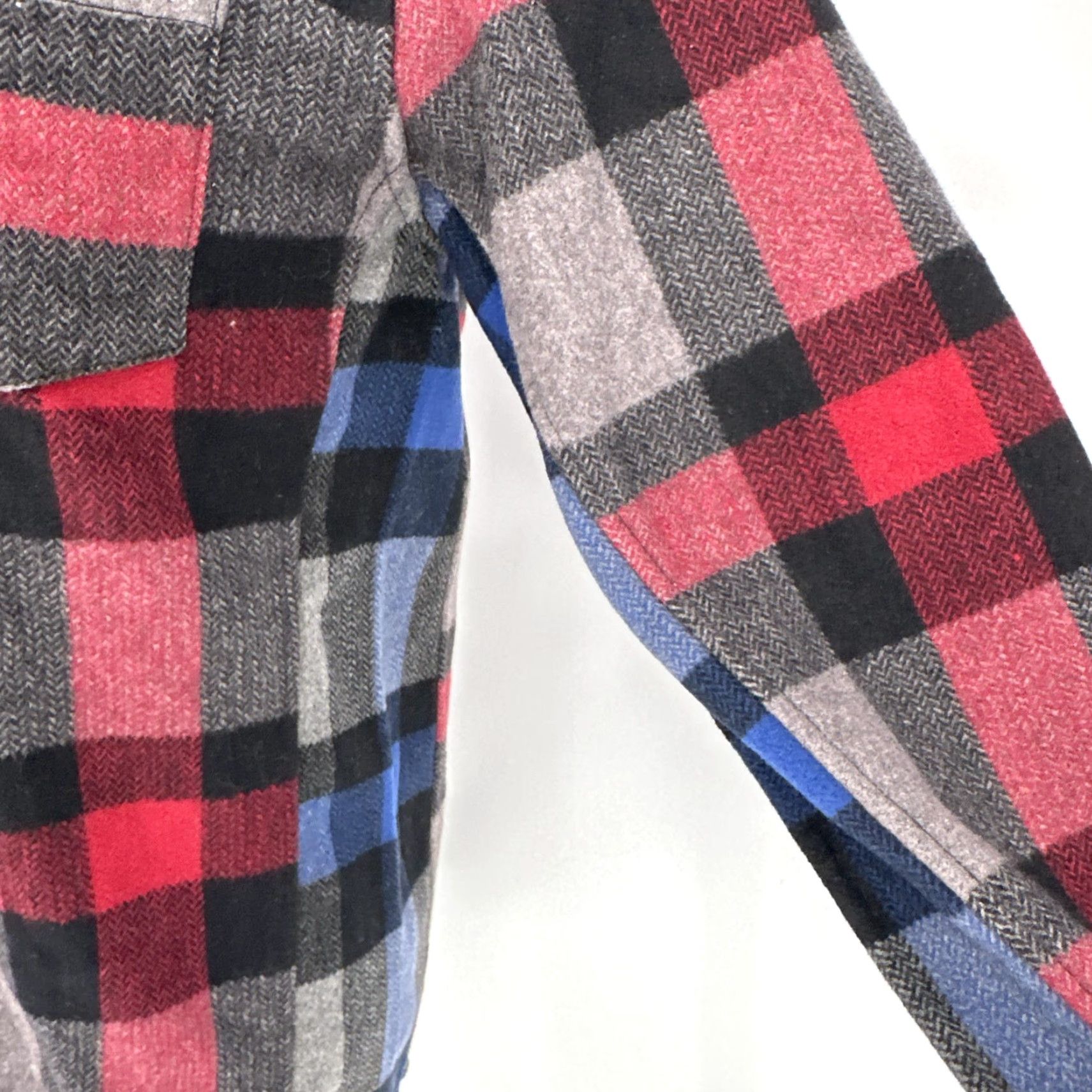 Reason Reason Shirt Mens Large Multicolor Red Plaid Mind Your Own Business Graphic Back Streetwear Button-Up Short Description Not Included Size US L / EU 52-54 / 3 - 5 Thumbnail