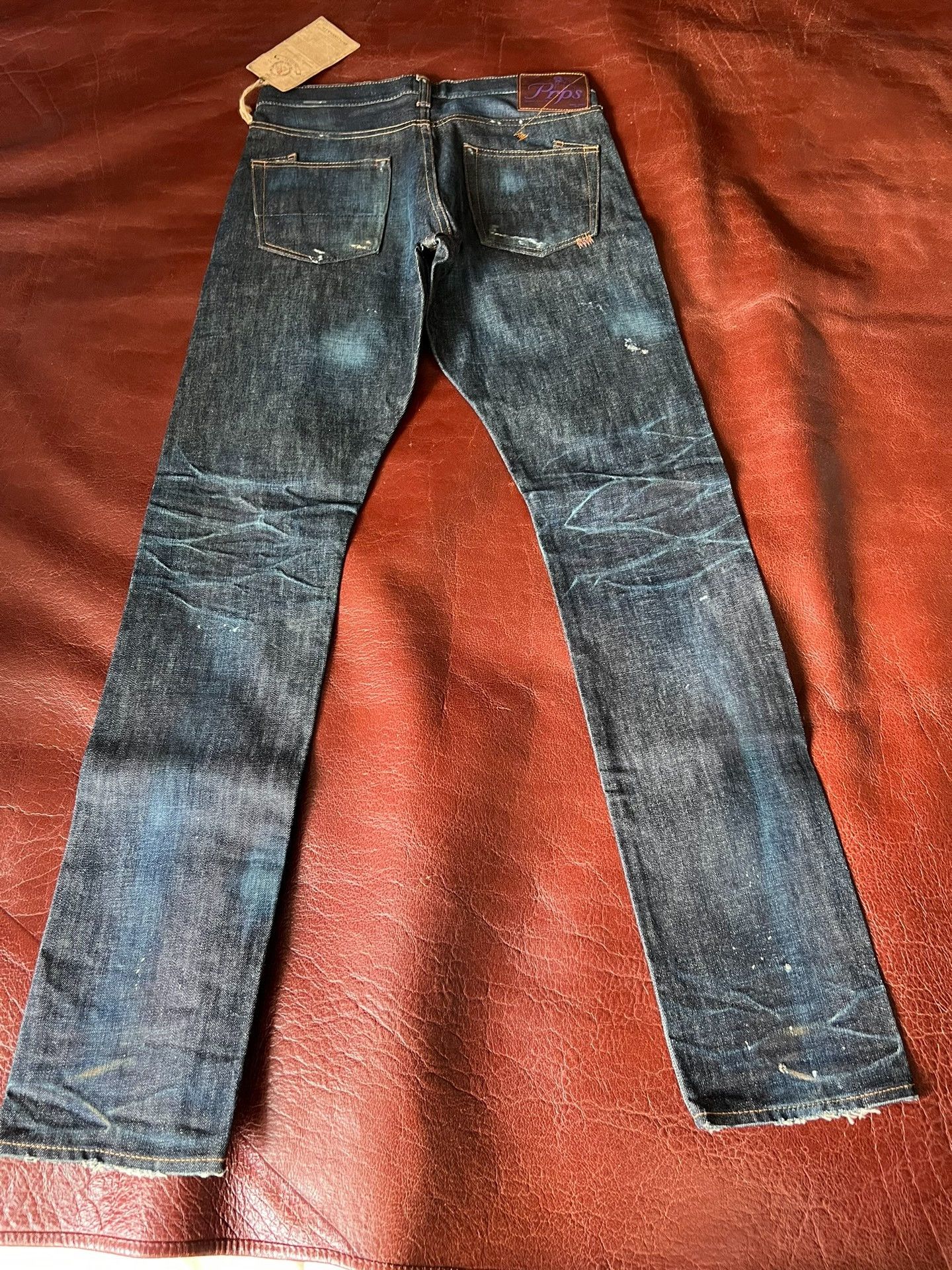 Prps Prps W32 Slim Indigo Acid Wash Jeans Size US 32 / EU 48 - 1 Thumbnail
