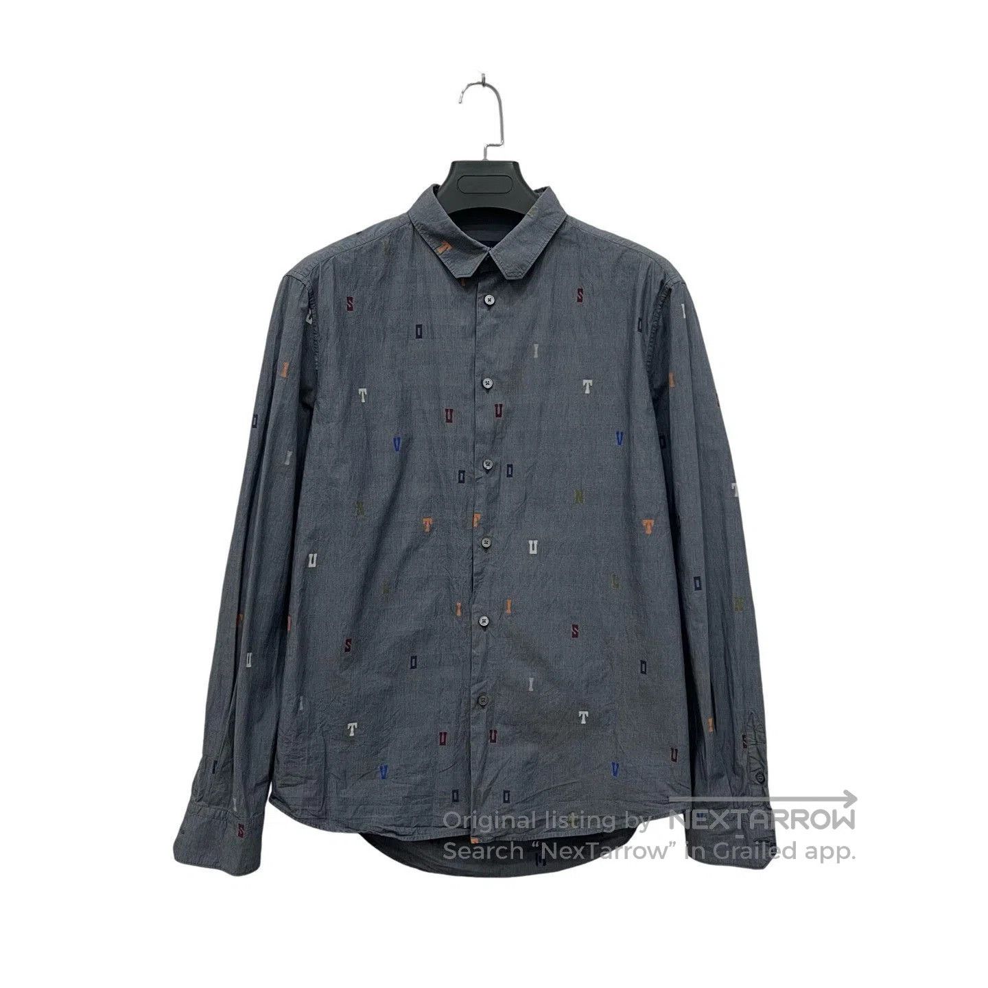 Louis Vuitton Louis Vuitton Gray Monogram Shirt. Size US XL / EU 56 / 4 - 1 Thumbnail
