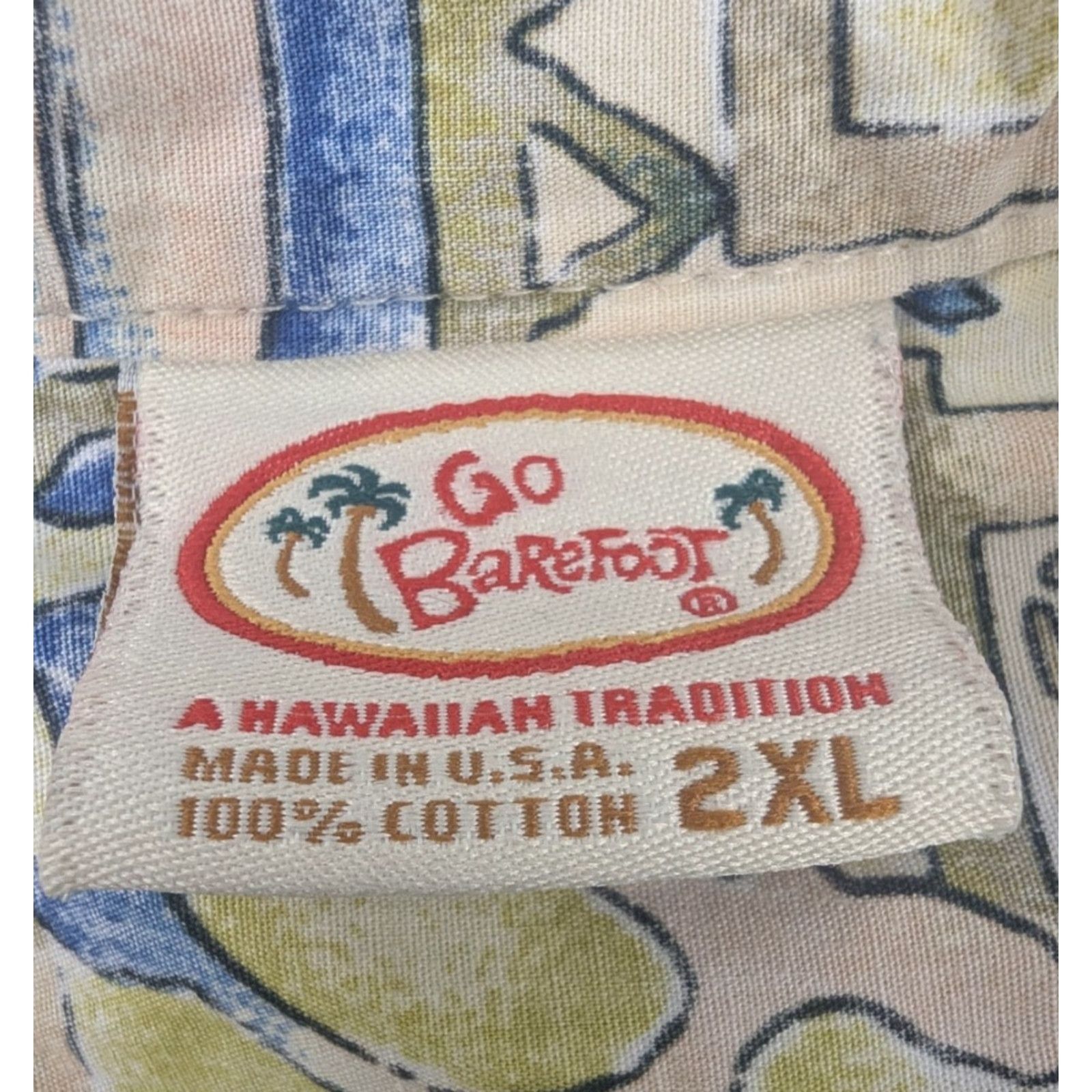 Vivobarefoot Go Barefoot Hawaiian Shirt Short Sleeve Pullover Men’s 2XL Multicolor Floral Button-Up USA Made In USA Size US XXL / EU 58 / 5 - 7 Thumbnail