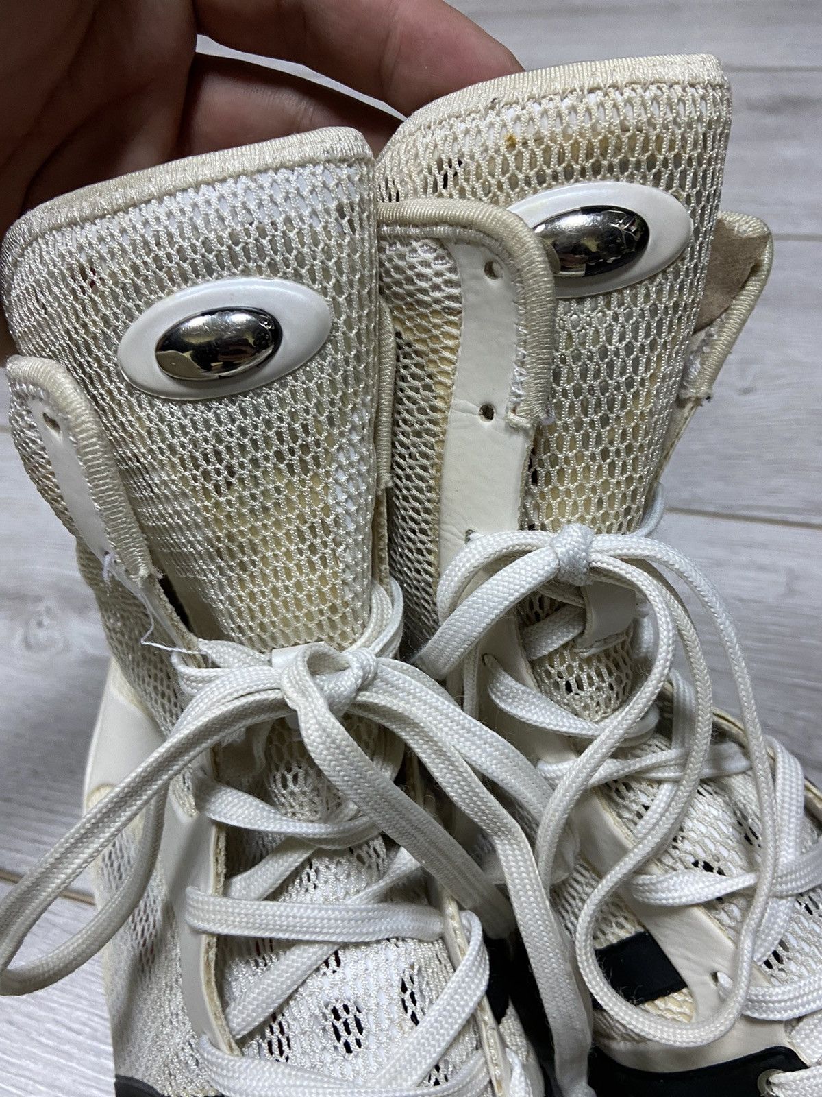 Adidas Adidas boxing high mesh sneakers boots Size US 8.5 / EU 41-42 - 6 Thumbnail