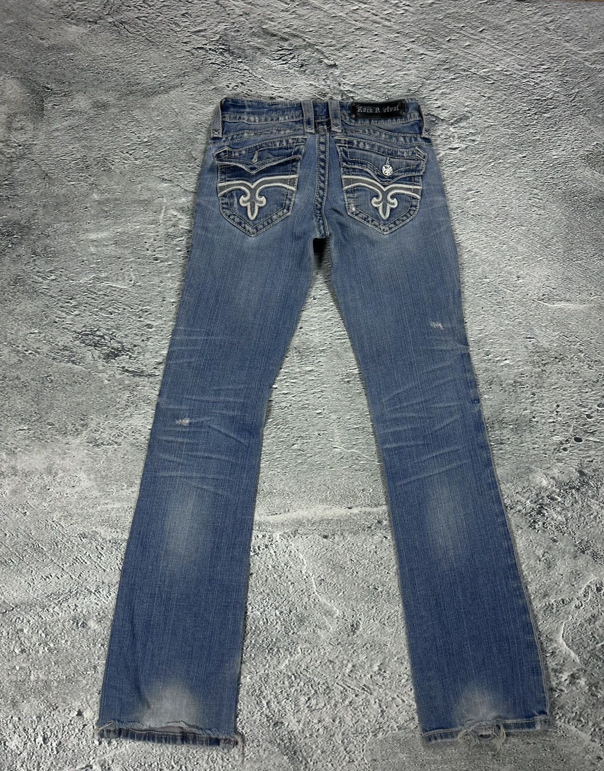 Rock Revival Rock Revival vintage blue jeans Y2K flared Size US 28 / EU 44 - 1 Thumbnail