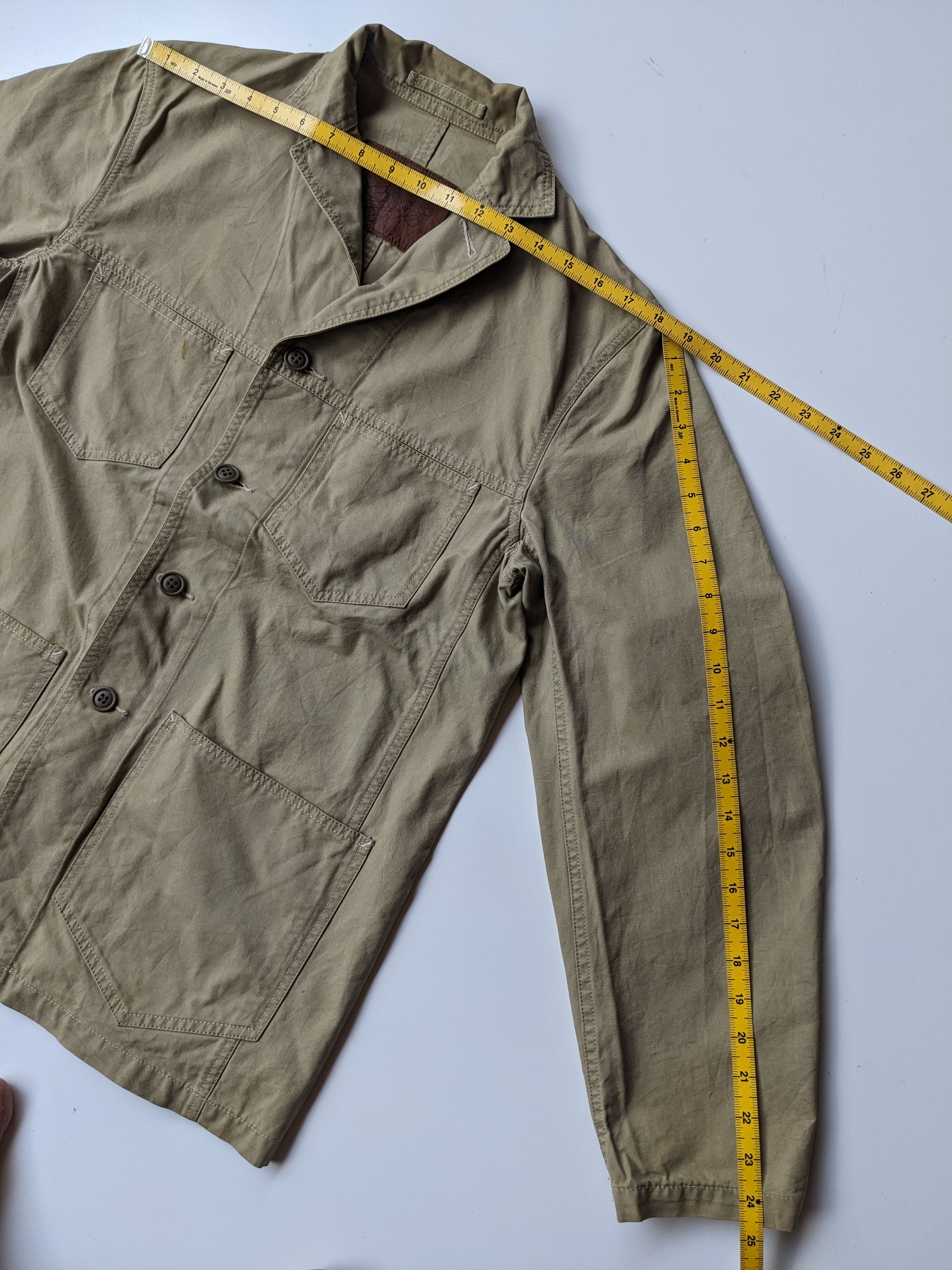 Yuji Yamada Yuji Yamada chore jacket beige denim Size US M / EU 48-50 / 2 - 7 Thumbnail