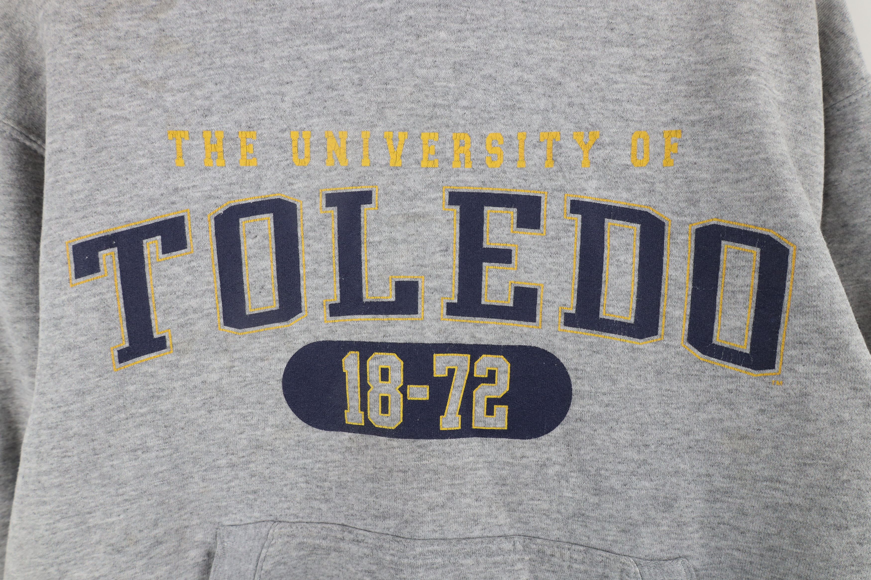 Vintage Vintage Spell Out University of Toledo Hoodie Sweatshirt Size US S / EU 44-46 / 1 - 4 Thumbnail