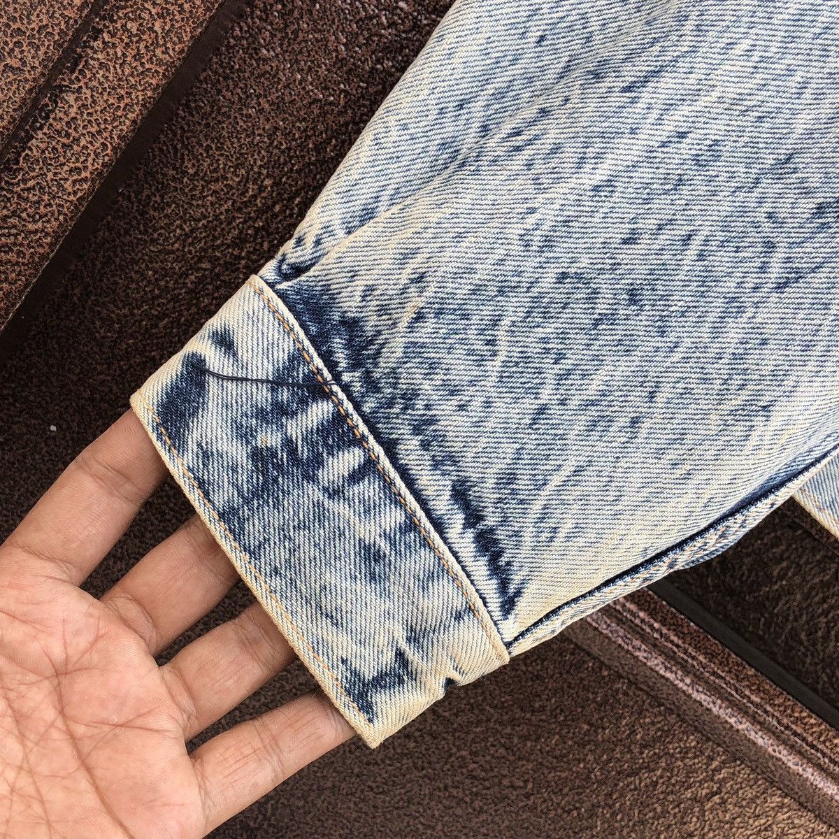 Wrangler VTG 80s Wrangler Blue Bell’s Acid Wash Denim Trucker Jacket Size US M / EU 48-50 / 2 - 9 Thumbnail