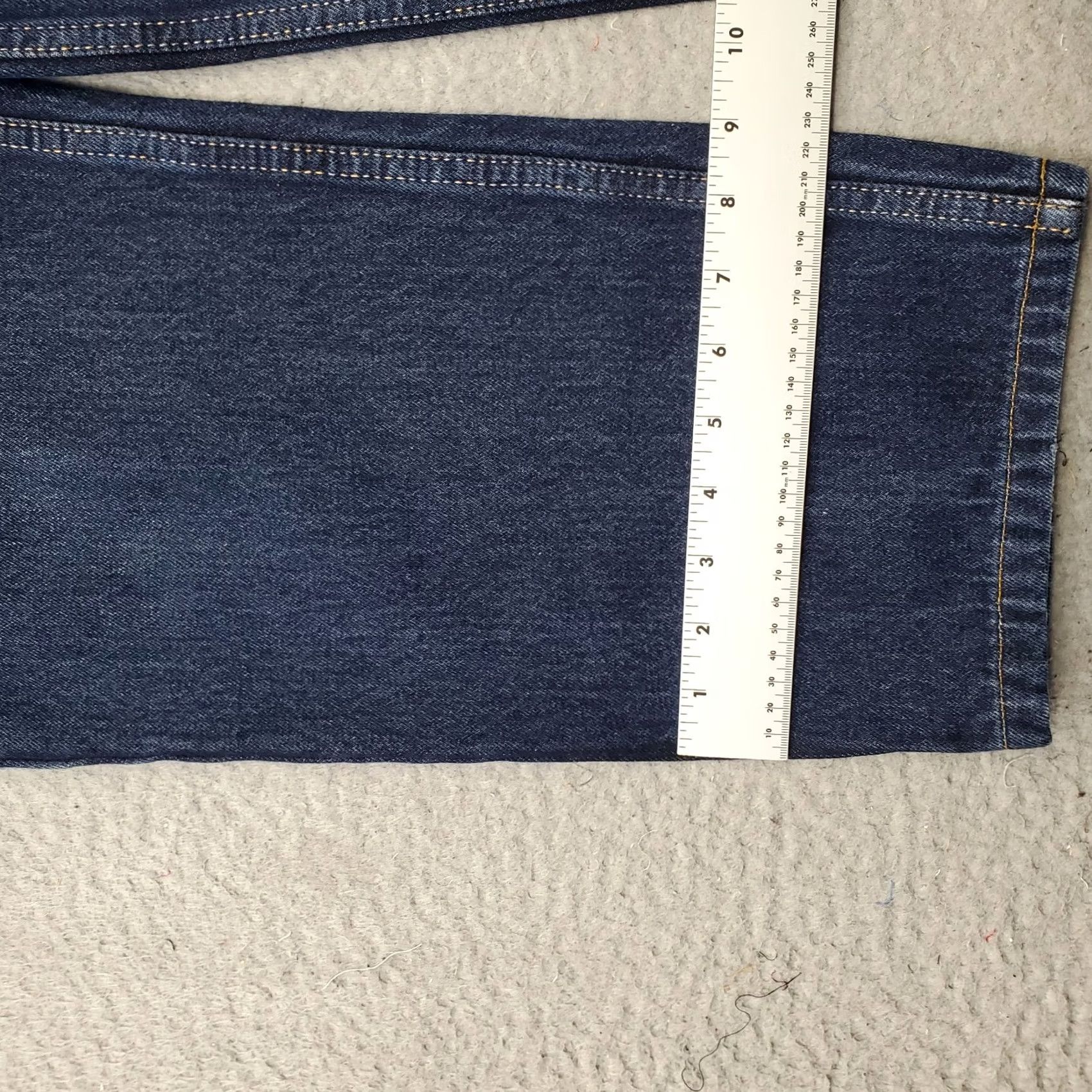 Levi's Levi's 550 Straight Leg Jeans Mens 34x29 Blue Denim Medium Wash 5-Pocket Button Zip Inseam 24.75" Regular Fit Men Size 34 Size US 34 / EU 50 - 5 Thumbnail