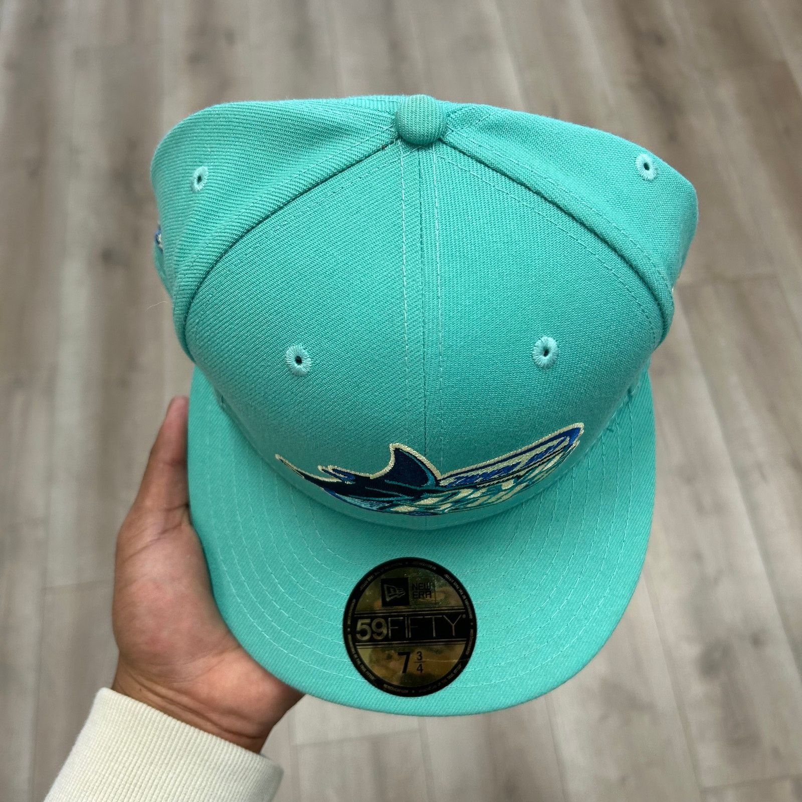 New Era New Era Tampa Bay Devil Rays Inaugural Patch Fitted Hat Size ONE SIZE - 3 Thumbnail