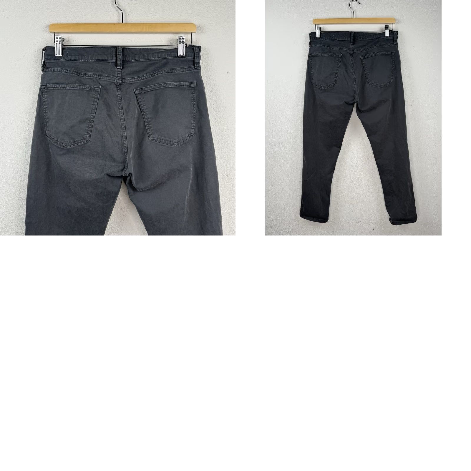 Flint And Tinder Flint And Tinder Pants Mens 31x26 Gray Tapered Fit Chino 5 Pocket READ Size US 31 - 8 Thumbnail