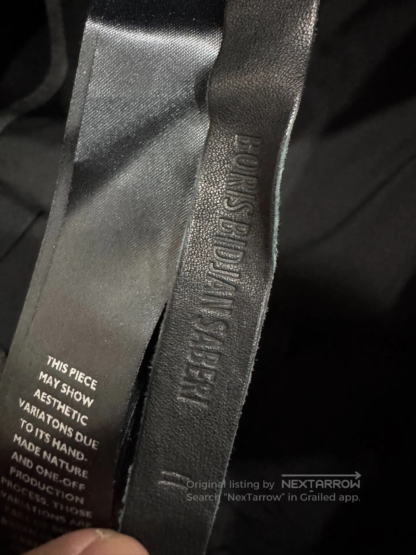 Boris Bidjan Saberi BORIS BIDJAN SABERI P14 Waxed Pants. Size US 44 / EU 60 - 7 Thumbnail