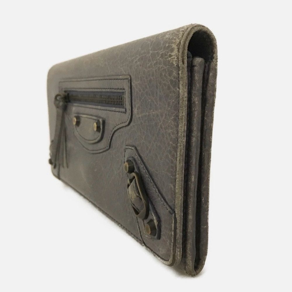 Balenciaga BALENCIAGA Classic Continental Leather Long Bifold Wallet E Size ONE SIZE - 3 Thumbnail