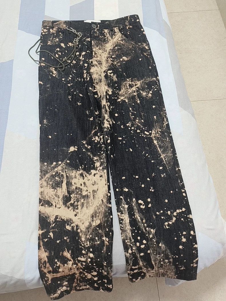 Song For The Mute Song For The Mute Rust-splattered ink-wash jeans Size US 34 / EU 50 - 2 Thumbnail