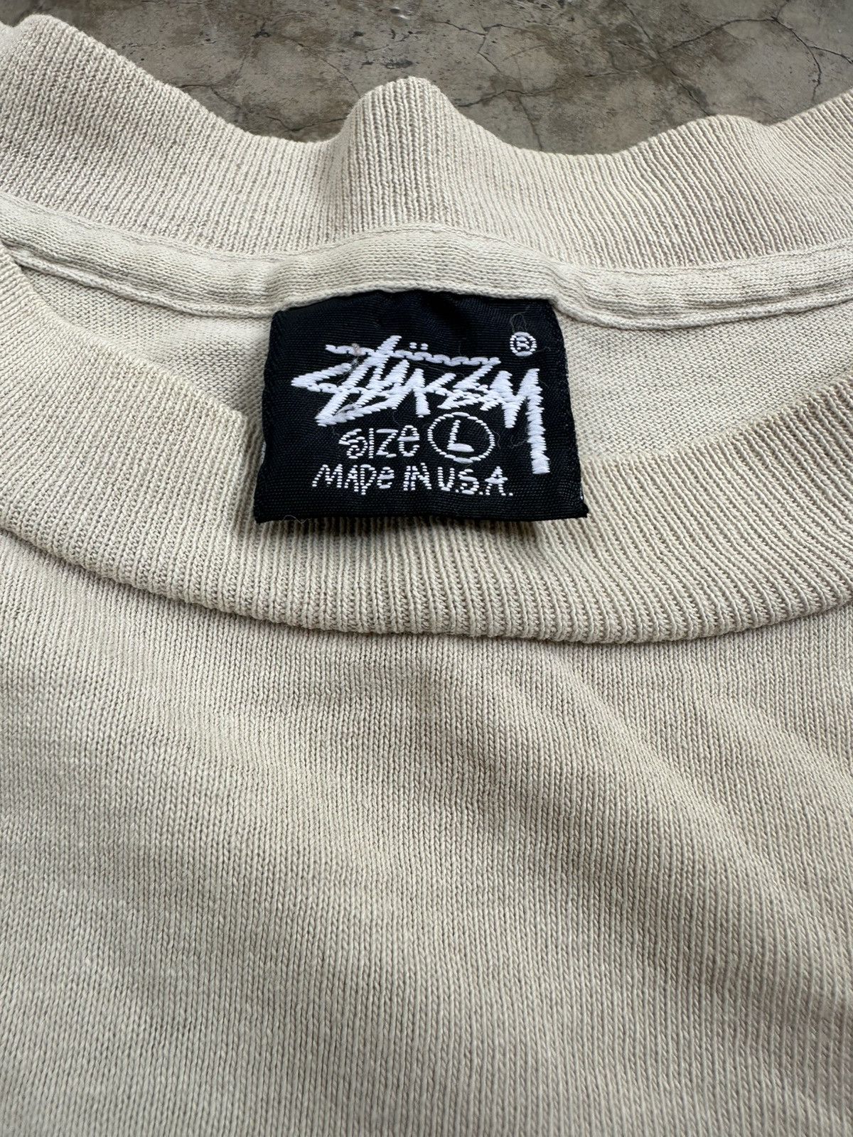 Stussy Vtg 80s Stussy photoprint tee Size US L / EU 52-54 / 3 - 5 Thumbnail