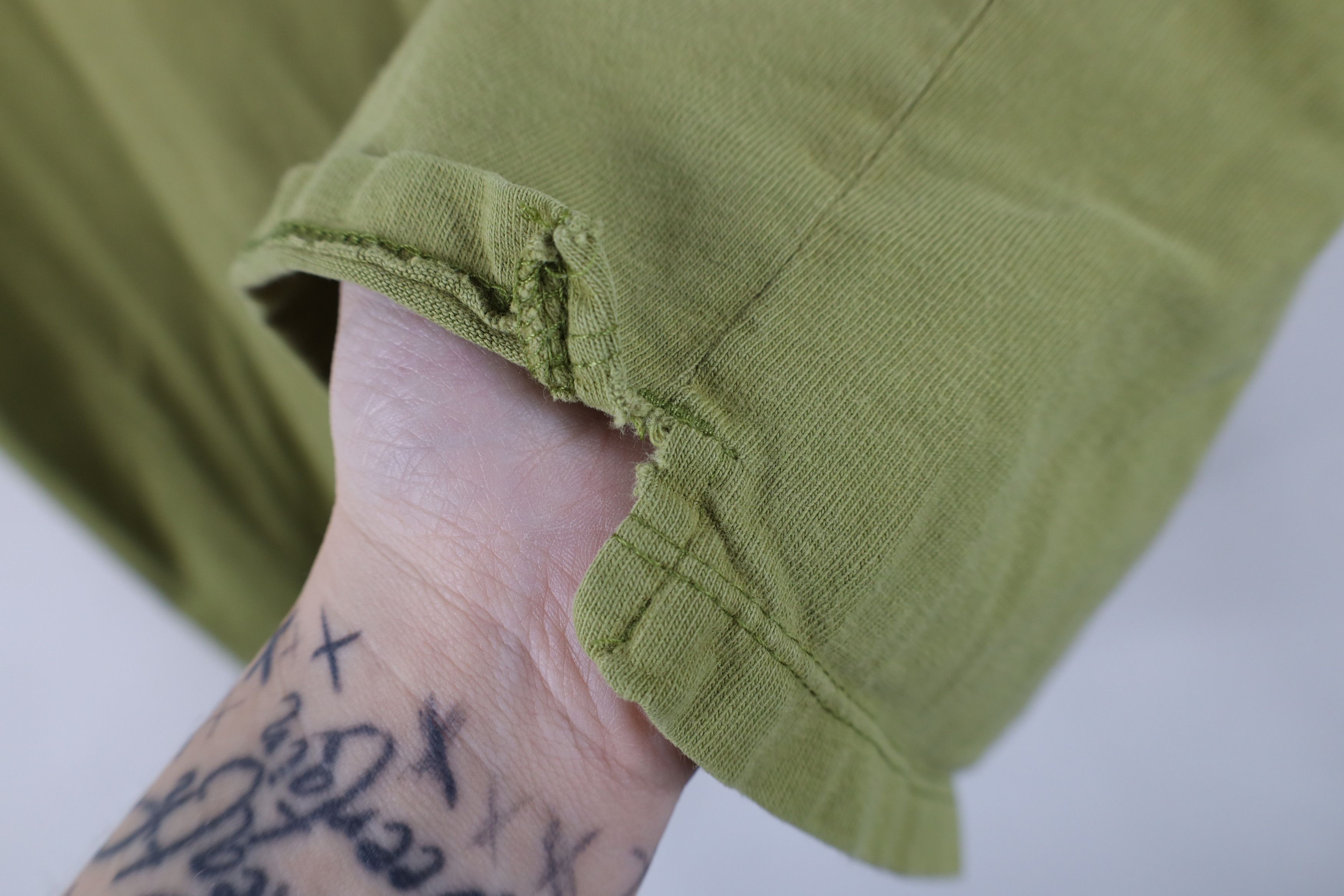 Vintage Vintage 90s Y2K Mossimo Surfing Blank Ribbed Knit T-Shirt Size M / US 6-8 / IT 42-44 - 10 Thumbnail