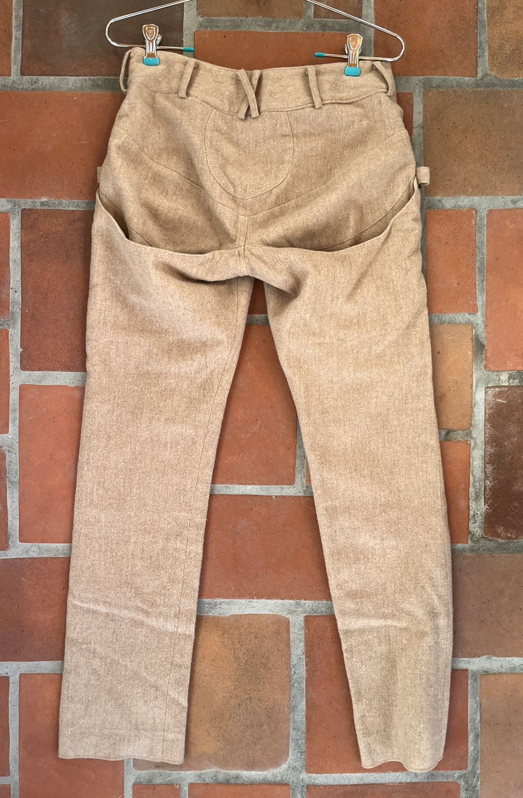 Beauty Beast Beauty:Beast cool pocket wool khaki tapered trouser Size US 29 - 1 Thumbnail