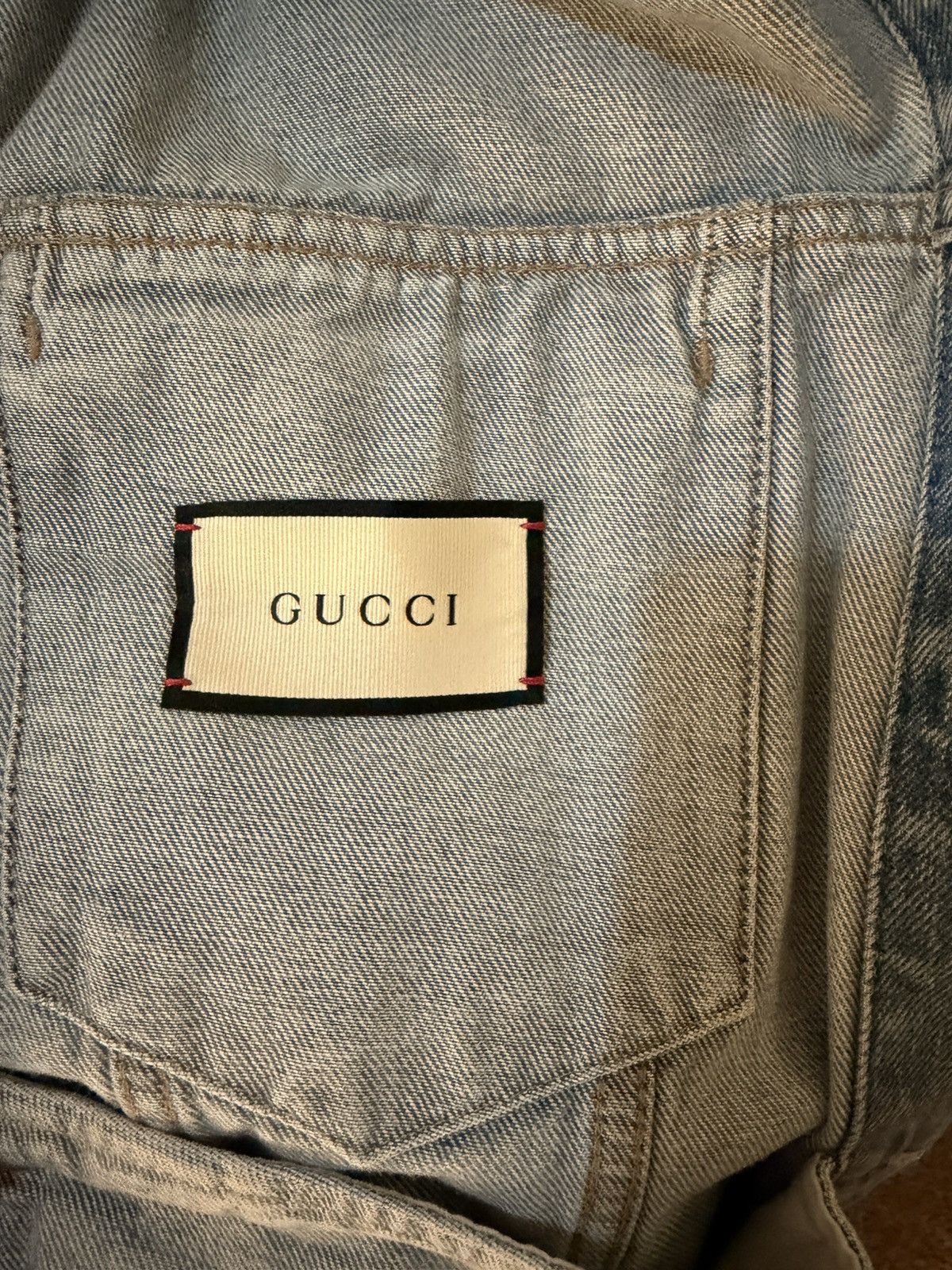 Gucci Gucci Oversized Blue Denim Jacket Size US L / EU 52-54 / 3 - 4 Thumbnail