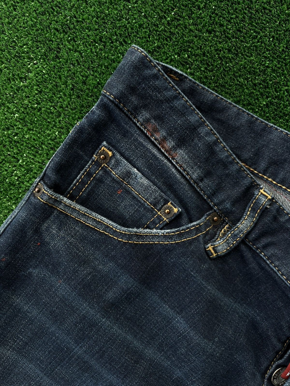 Dsquared2 Dsquared2 Sexy Twist Patch Paint Denim Straight Distressed Size US 30 / EU 46 - 9 Thumbnail