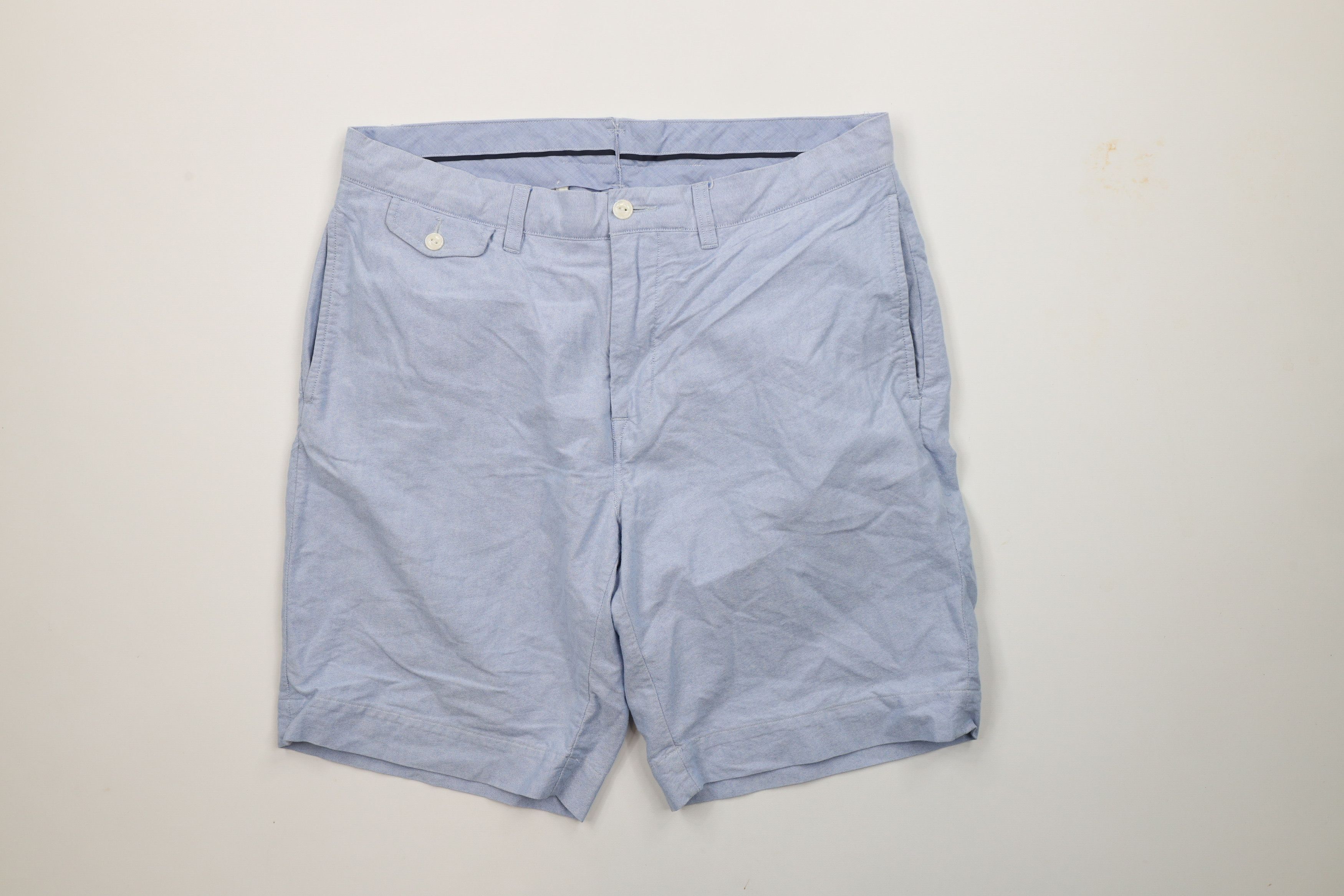 Ralph Lauren × Vintage Vintage Ralph Lauren Above Knee Cotton Oxford Chino Shorts Size US 34 / EU 50 - 1 Thumbnail