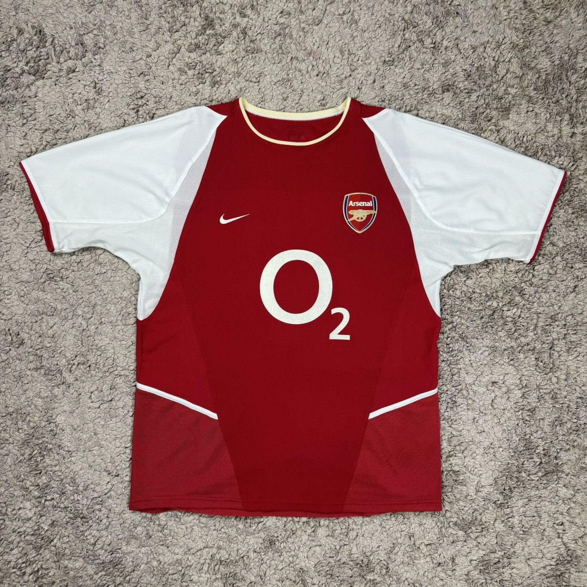 Nike × Vintage BERGKAMP 10 Vintage Arsenal Home Jersey Size US M / EU 48-50 / 2 - 2 Thumbnail