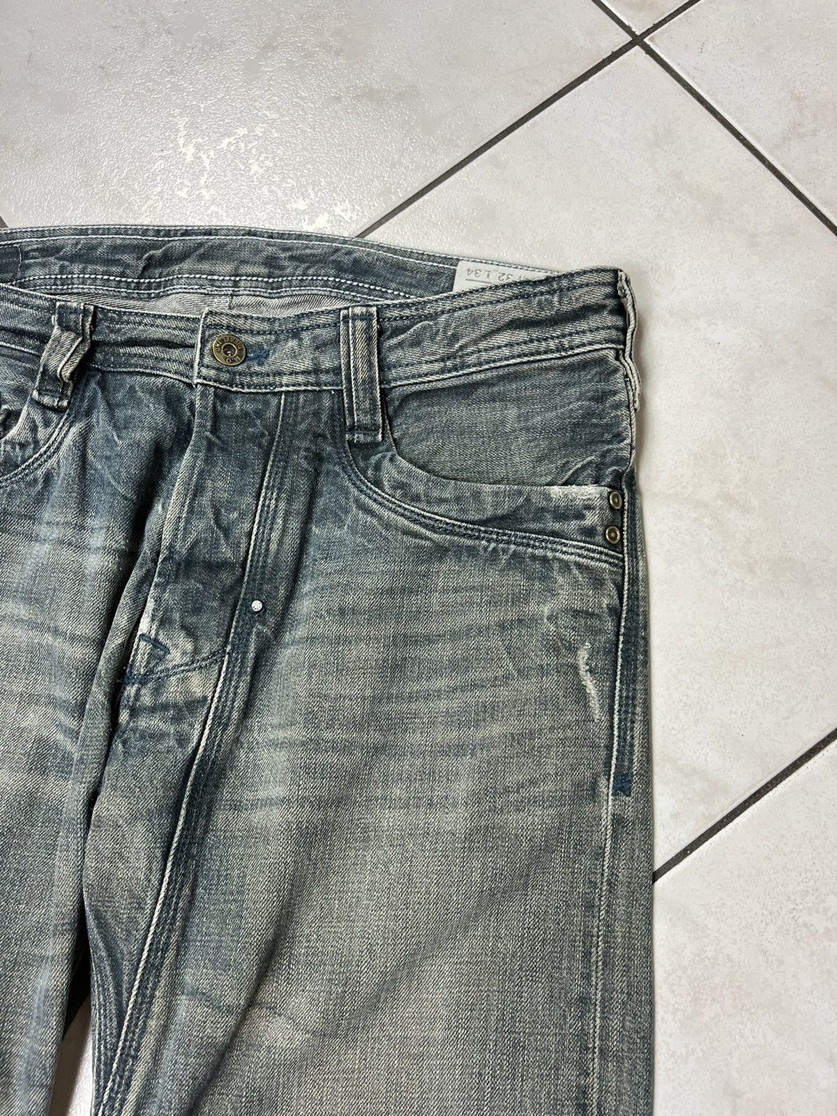Diesel × Vintage Vintage rare Diesel timmen distressed y2k jeans pants washed Size US 32 / EU 48 - 11 Thumbnail