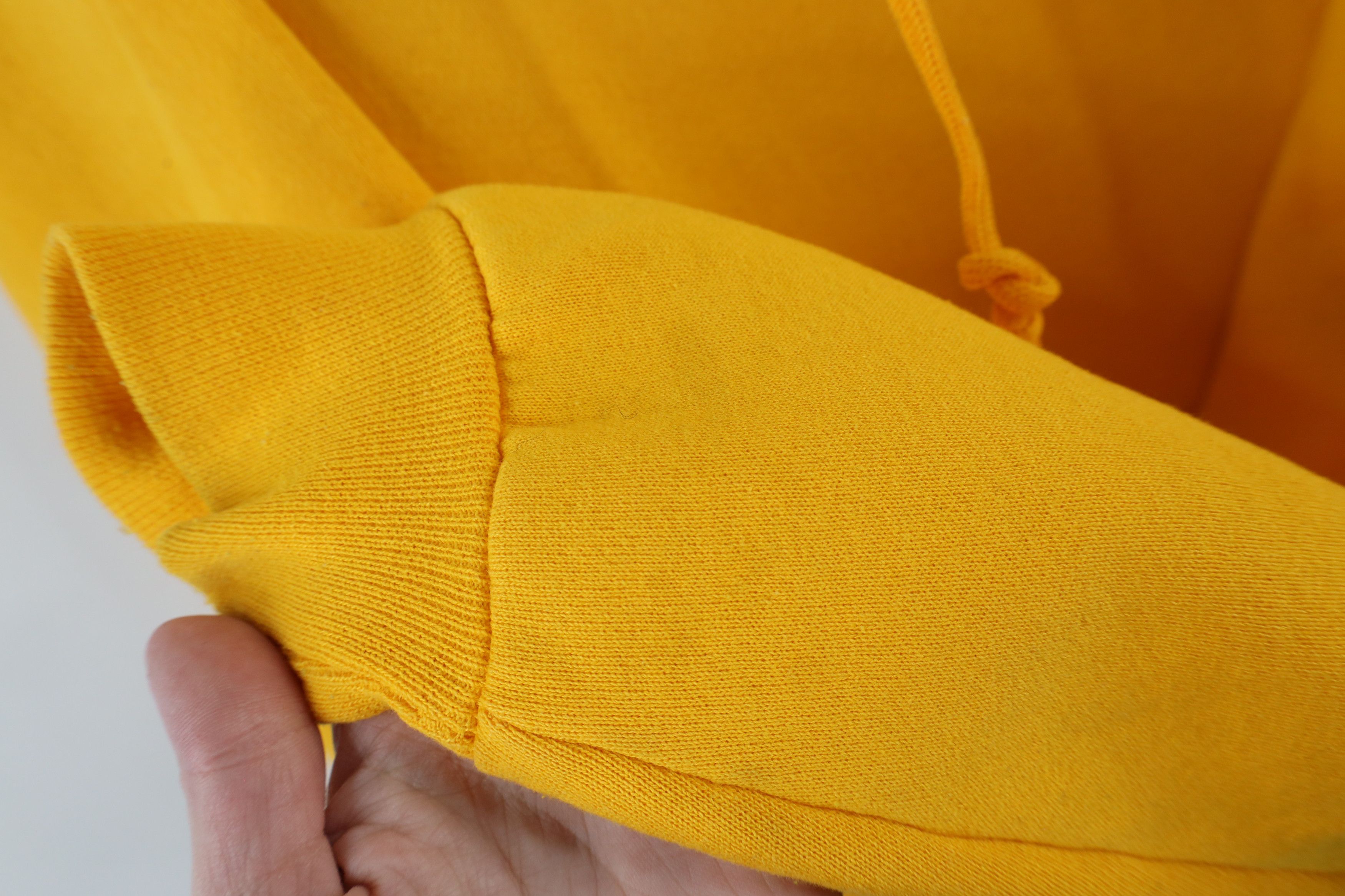 Russell Athletic × Vintage Vintage 90s Russell Athletic Blank Hoodie Sweatshirt Yellow Size US XXL / EU 58 / 5 - 7 Thumbnail