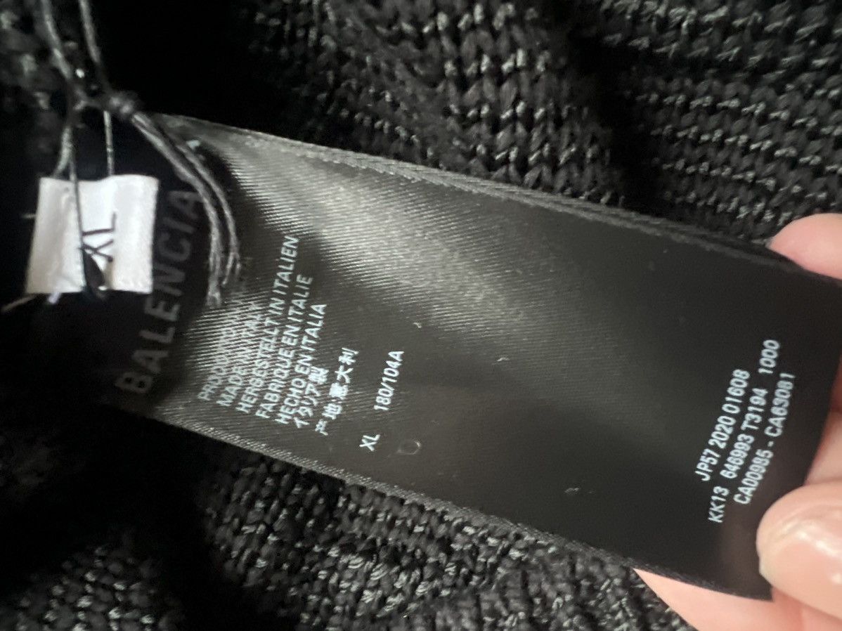 Balenciaga S/S21 BB Monogram Heavy Knit Sweatshirt Size US XL / EU 56 / 4 - 5 Thumbnail