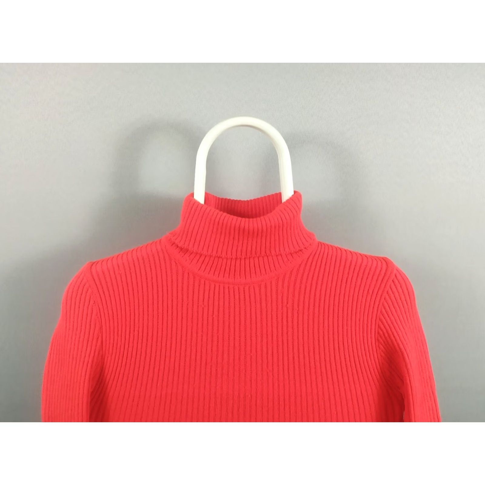 Ann Demeulemeester Ann Demeulemeester Sweater Womens XS Red Turtle Neck Size Fashion Archive Size XS / US 0-2 / IT 36-38 - 3 Thumbnail