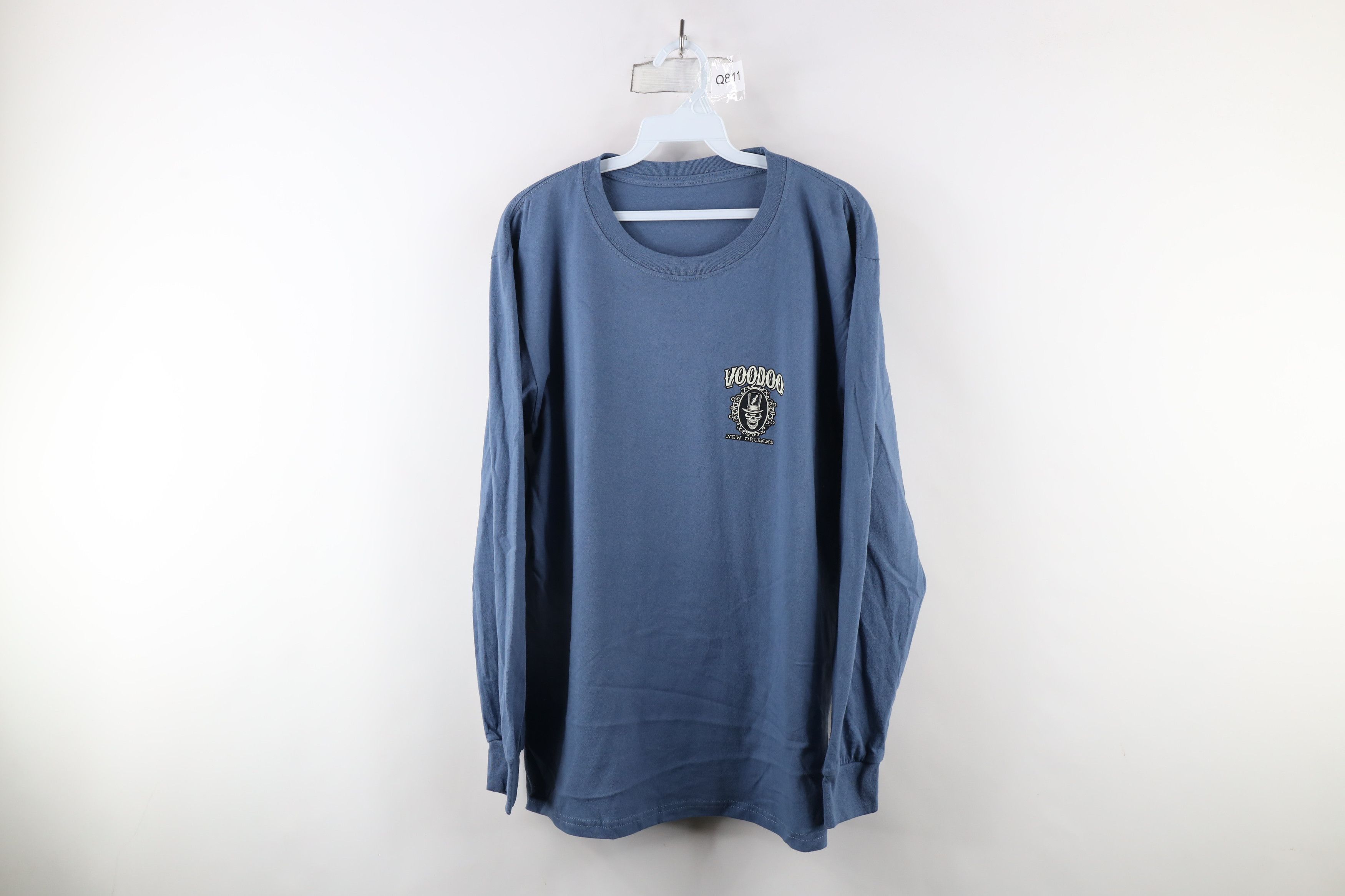 Vintage Vintage Streetwear Skull New Orleans Long Sleeve T-Shirt Size US L / EU 52-54 / 3 - 1 Thumbnail