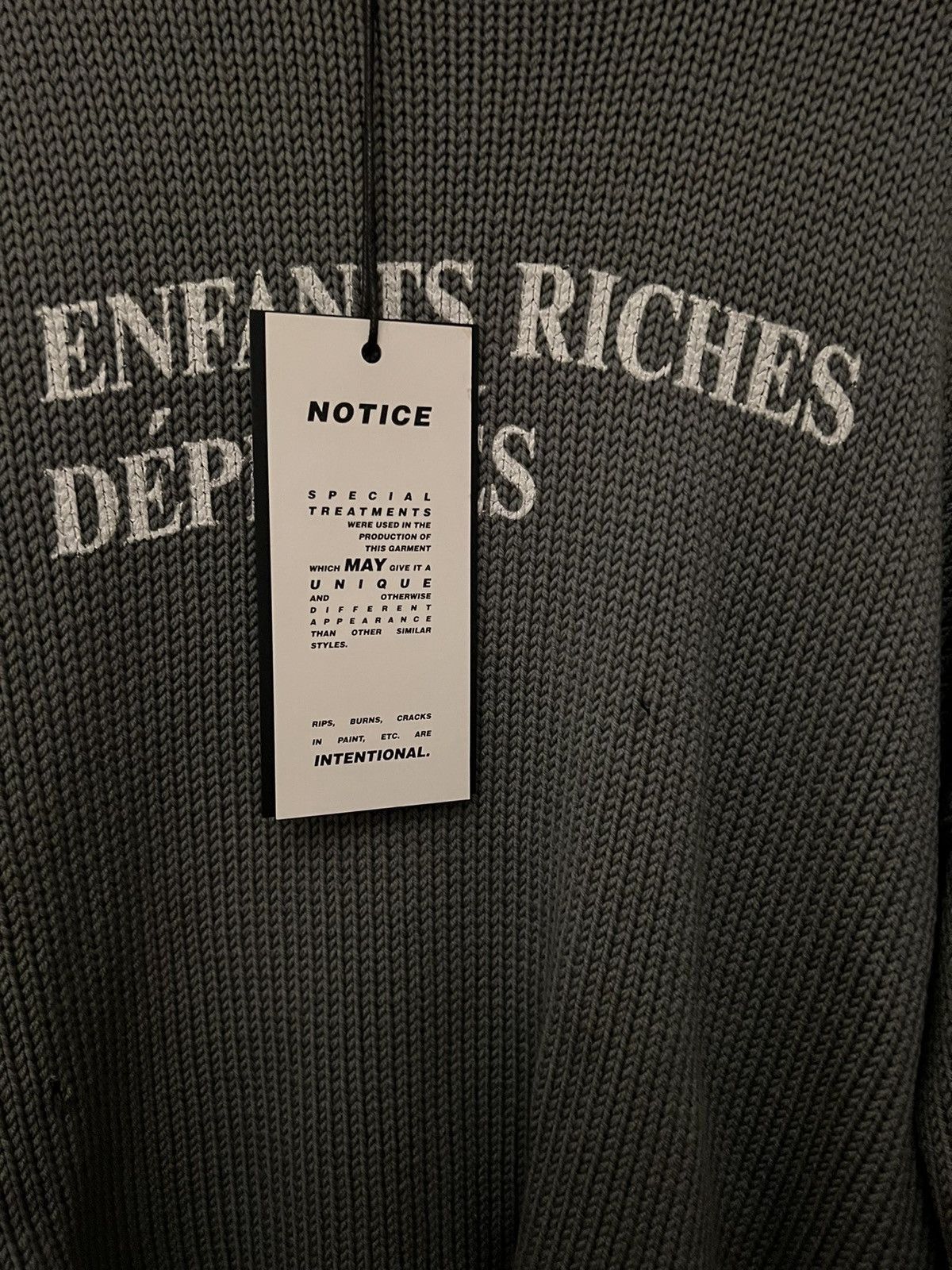 Enfants Riches Deprimes Enfants Riches Deprimes Classique Knit Sweater OVERSIZED FIT Size US S / EU 44-46 / 1 - 6 Thumbnail