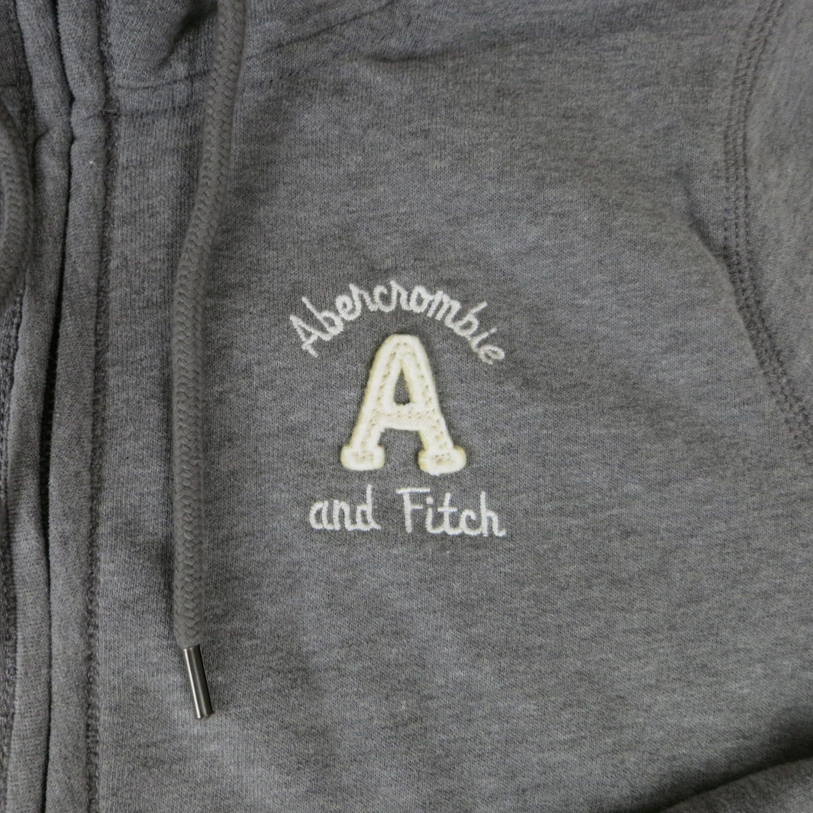 Abercrombie & Fitch Women's Large Abercrombie & Fitch Gray Hoodie Sweatshirt Size L / US 10 / IT 46 - 2 Thumbnail