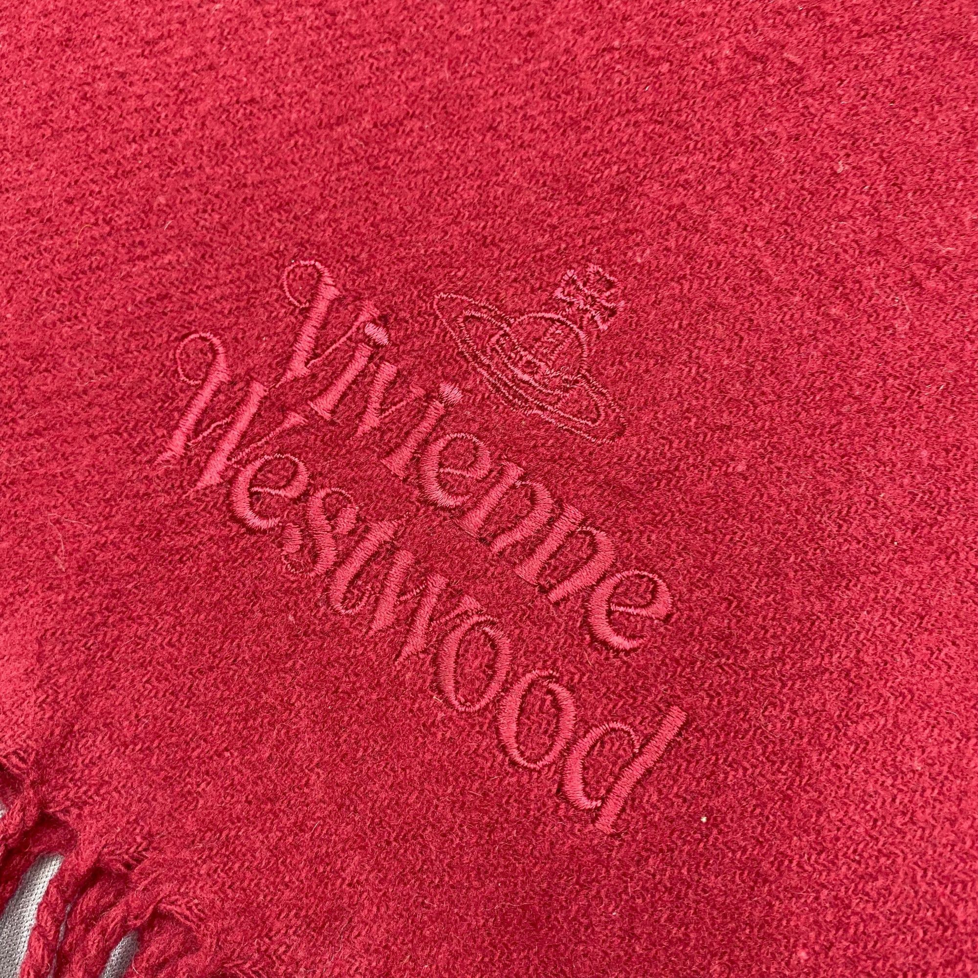 Vivienne Westwood Vintage Vivienne Westwood Scarf Muffler Orbs Wool Scarves Size ONE SIZE - 4 Thumbnail
