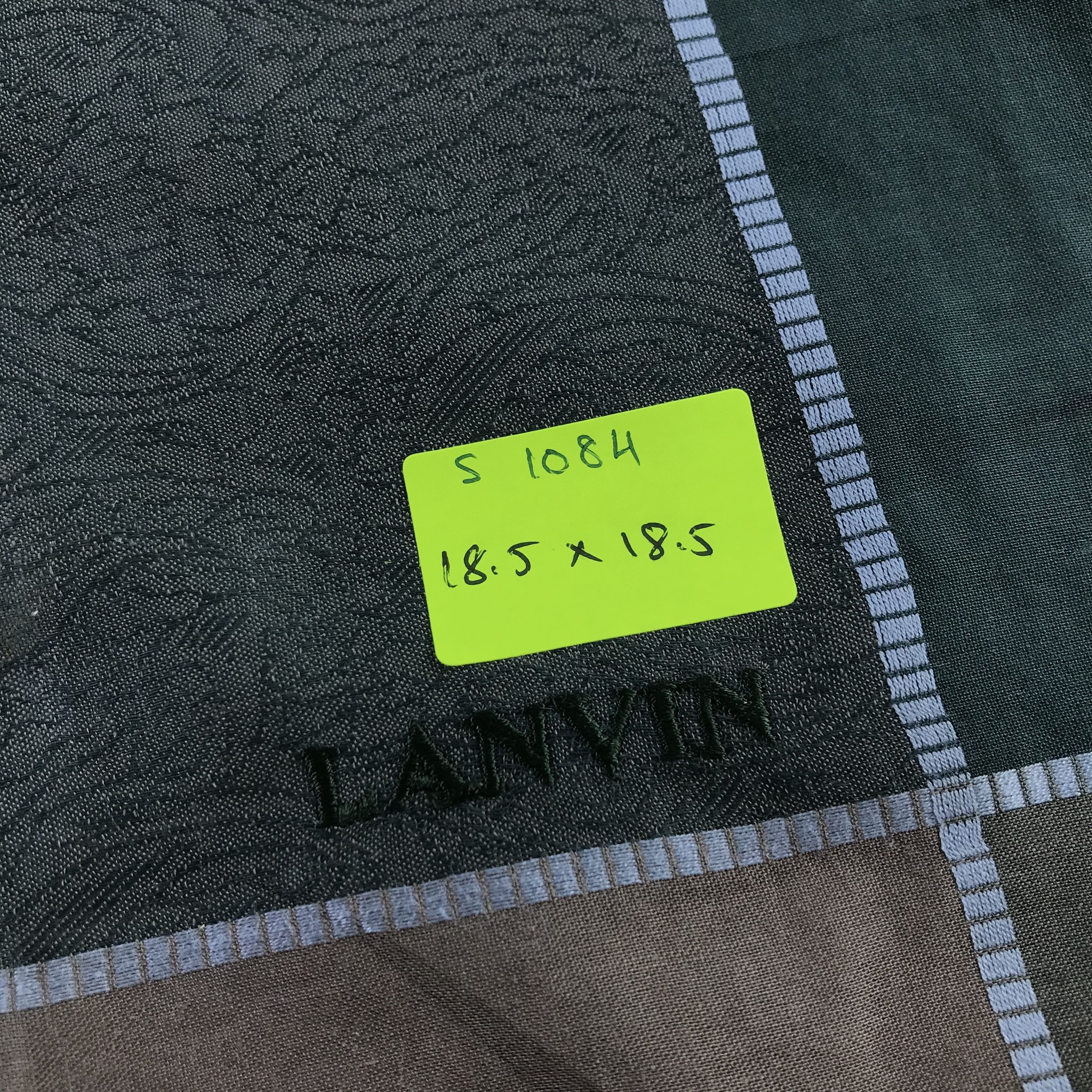Lanvin × Vintage Lanvin Bandana / Handkerchief / Neckerchief - S1084 Size ONE SIZE - 5 Thumbnail