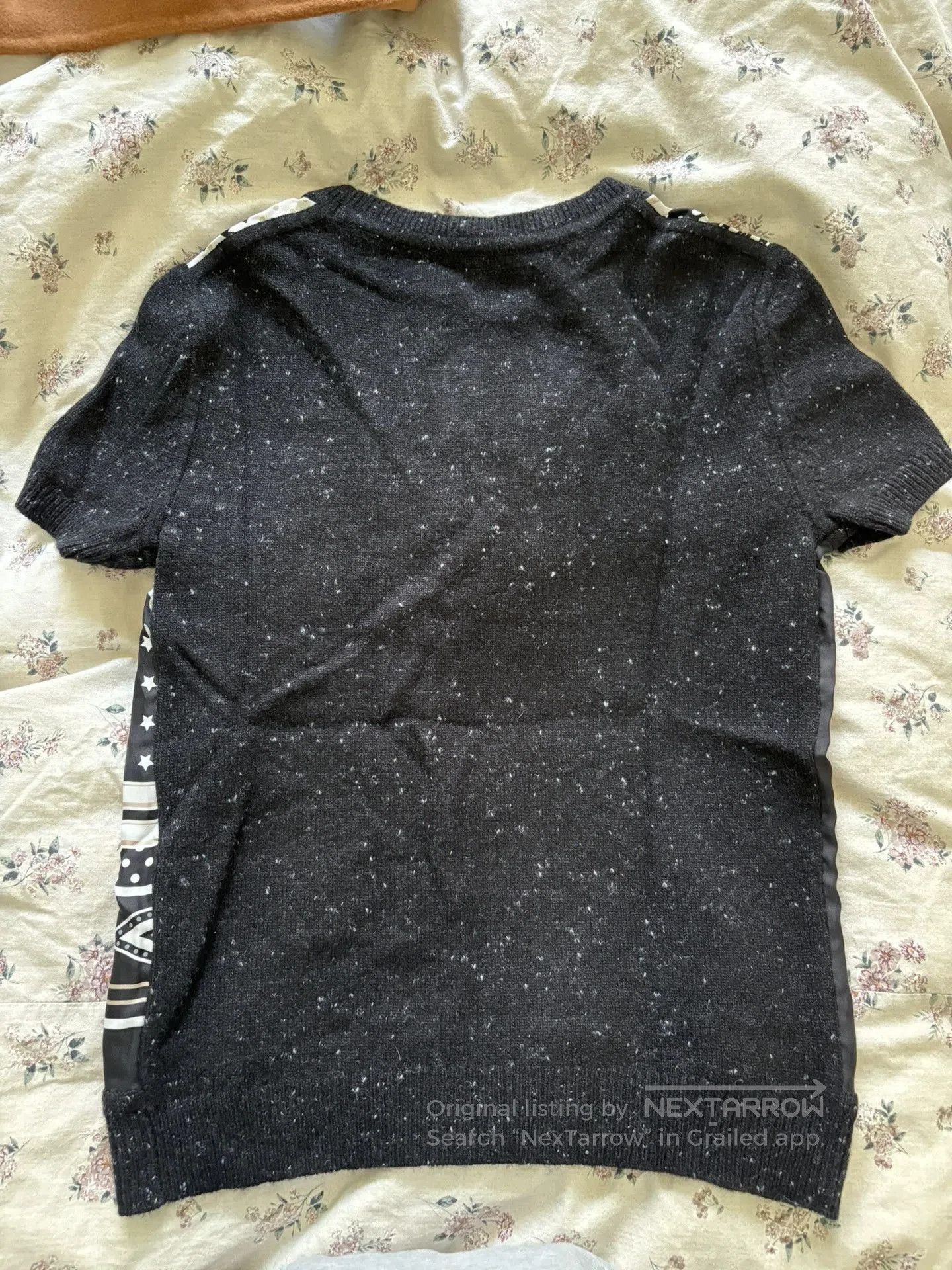 Hermes Hermes Wool Paneled Short Sleeve Top. Size US XS / EU 42 / 0 - 2 Thumbnail