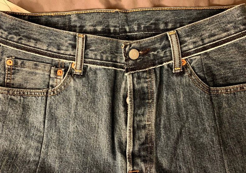 Vetements vetements size m Patchwork jeans 2503-Nextarrow Size US 30 / EU 46 - 3 Thumbnail