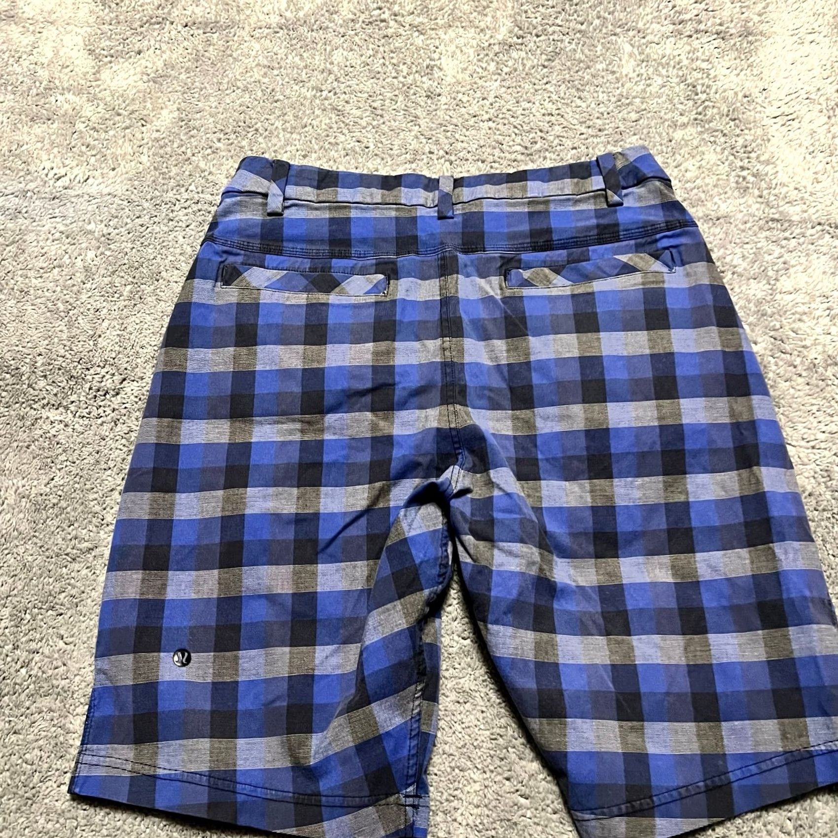 Lululemon Lululemon Plaid Commission Shorts Mens 30 10" Inseam Blue Regular Chino Men Mens Size US 30 / EU 46 - 3 Thumbnail