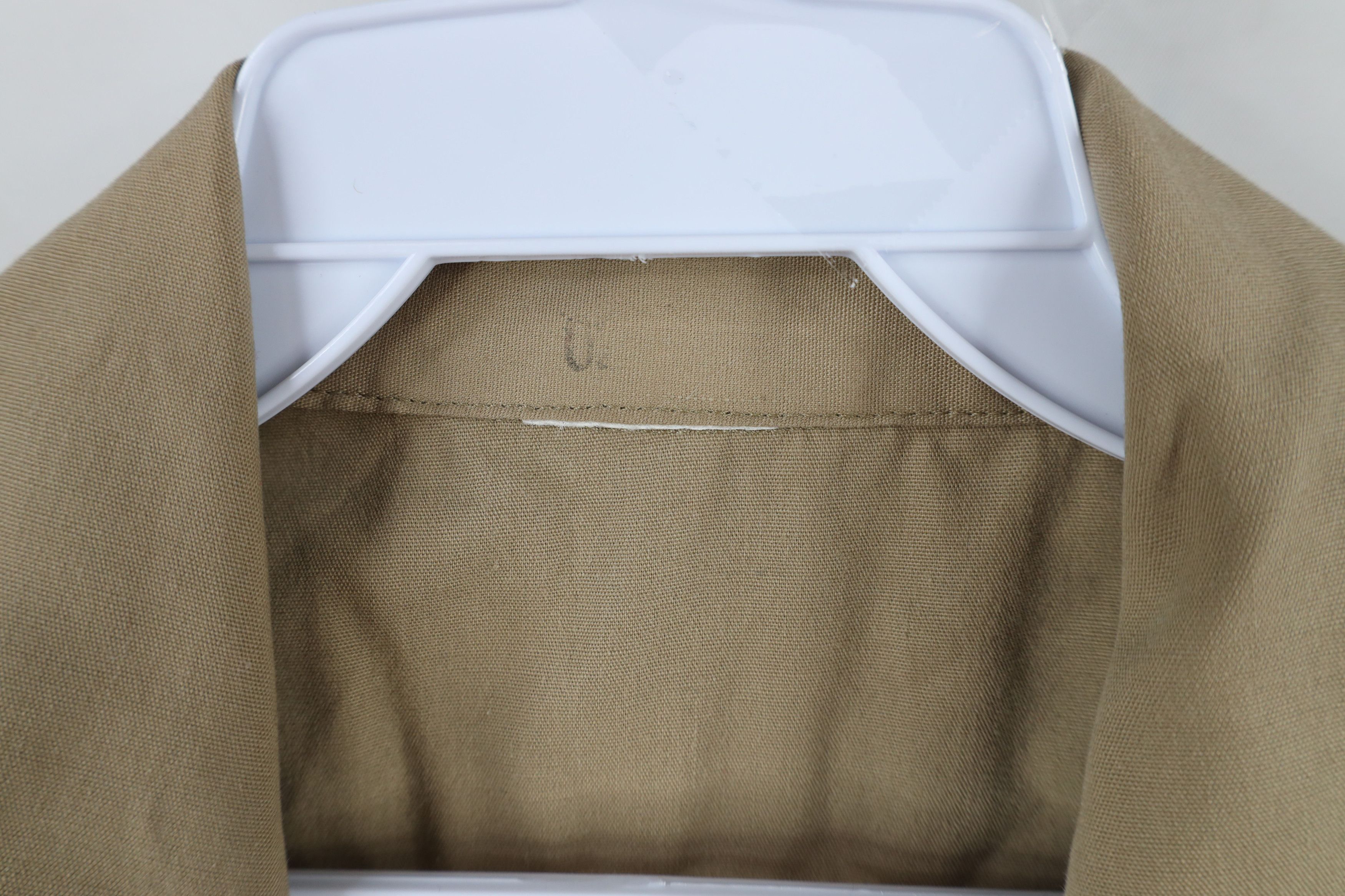Vintage Vintage 80s Military Short Sleeve Button Shirt Khaki USA Size US M / EU 48-50 / 2 - 6 Thumbnail