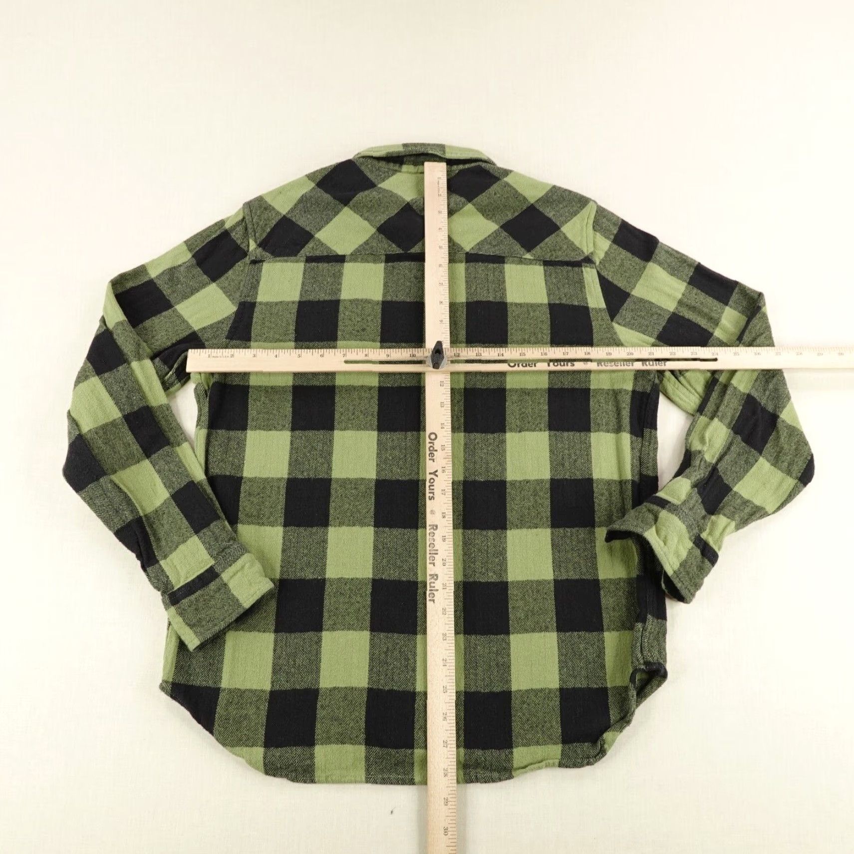 Primitive VINTAGE Primitive Men’s Shirt Casual Flannel Plaid Cotton Long Sleeve Medium Green Embroidered Skater Size US M / EU 48-50 / 2 - 7 Thumbnail