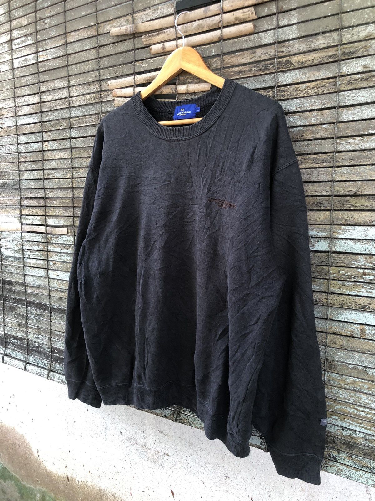 If Six Was Nine × Japanese Brand × Vintage 🔥Vintage 90s🔥Hiroko Koshino Homme Embroidered Sweatshirt Size US XL / EU 56 / 4 - 13 Thumbnail