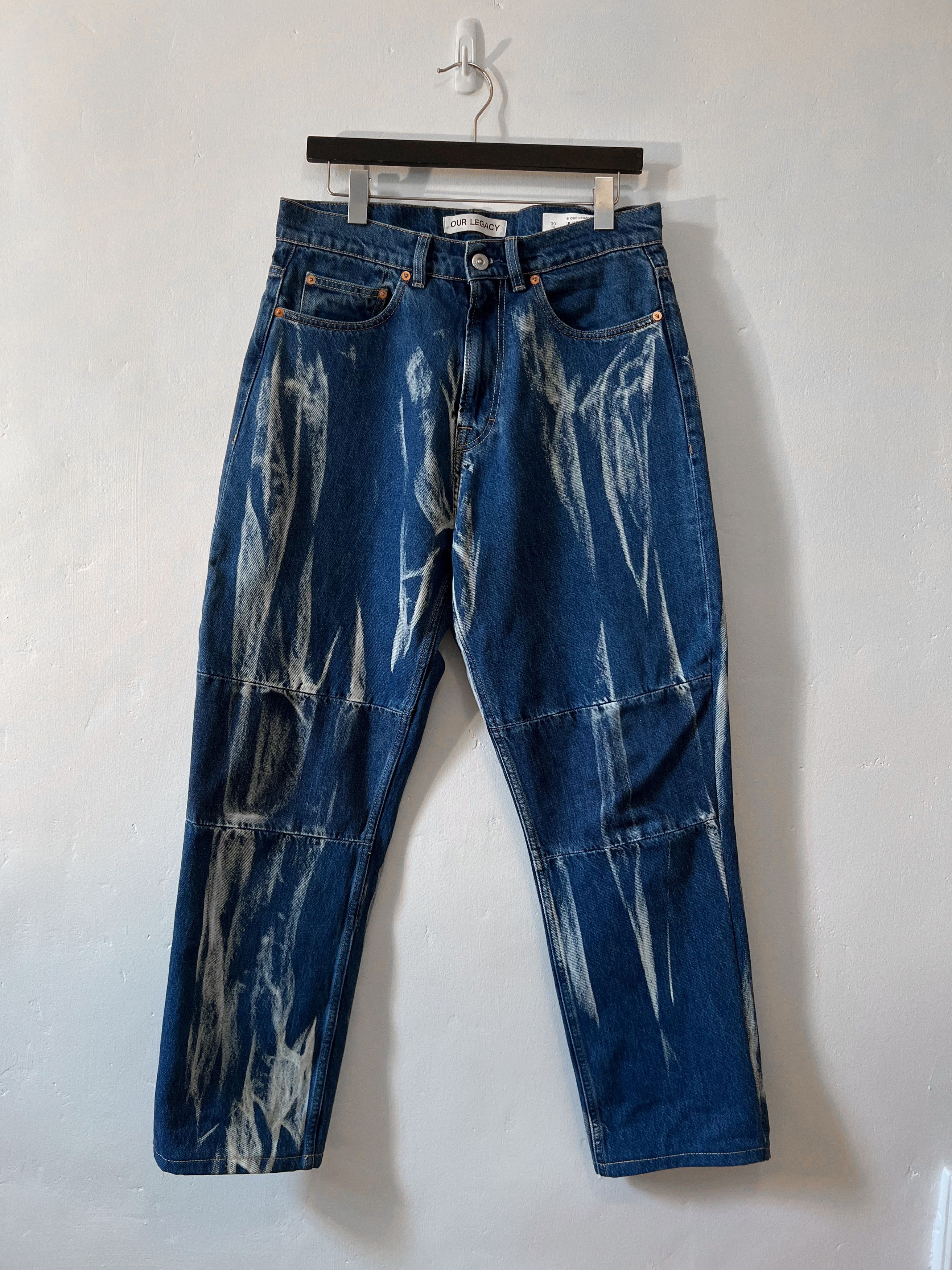 Our Legacy EXTENDED THIRD CUT Glass Bleach Denim | Grailed