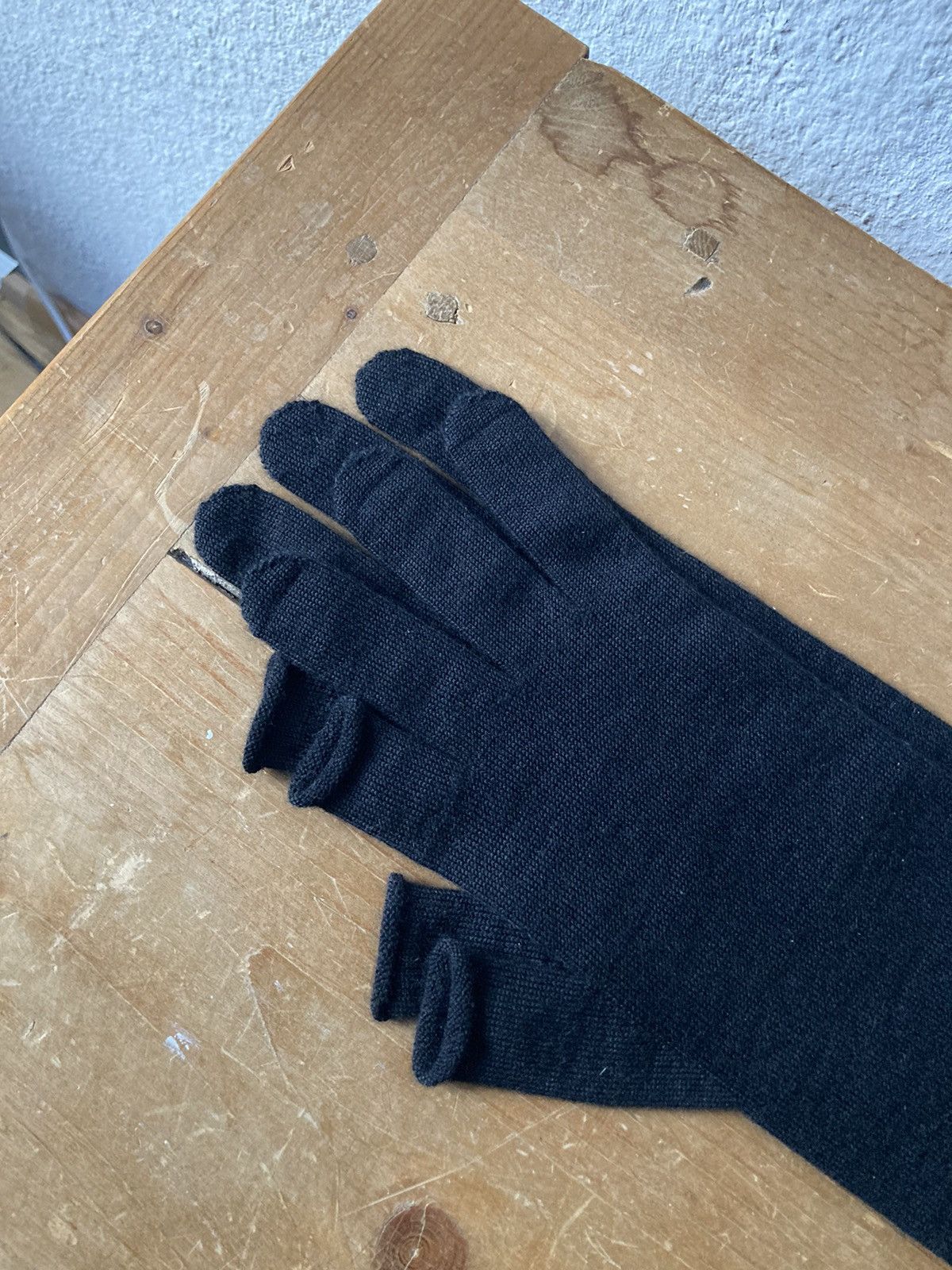 Rick Owens F/W 19 "LARRY" Runway Cashmere Lightning Gloves Rick Owens Size ONE SIZE - 5 Thumbnail